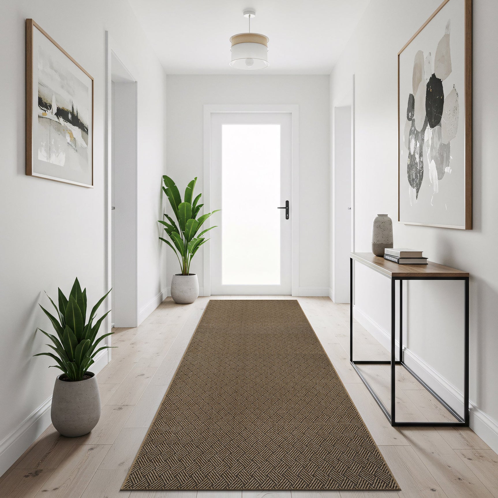 Woolen Natural Easy Jute-Look Rug | Indoor/Outdoor Washable - Ornate Home