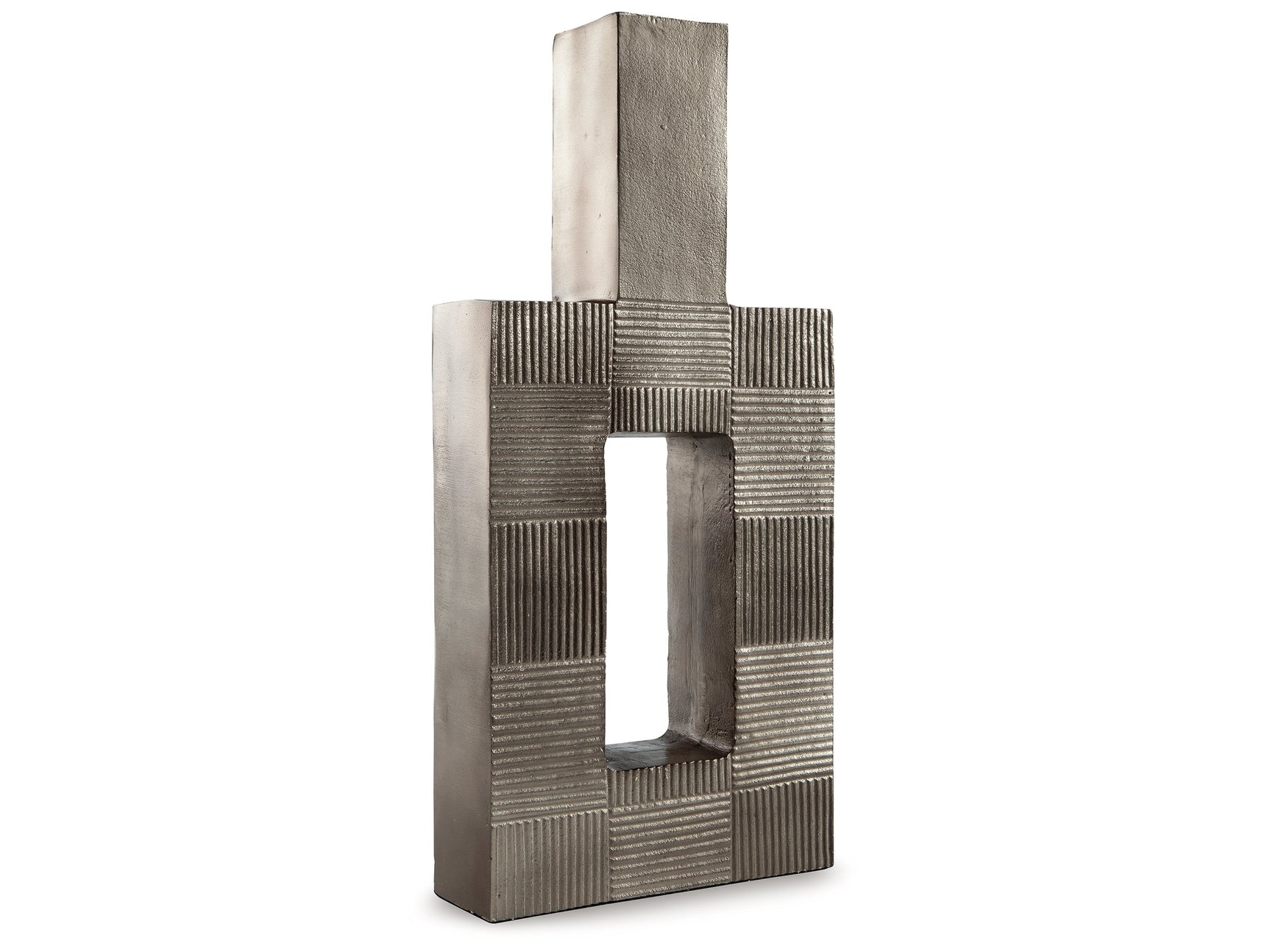 Wrengrove Antique Nickel Finish Vase - Ornate Home