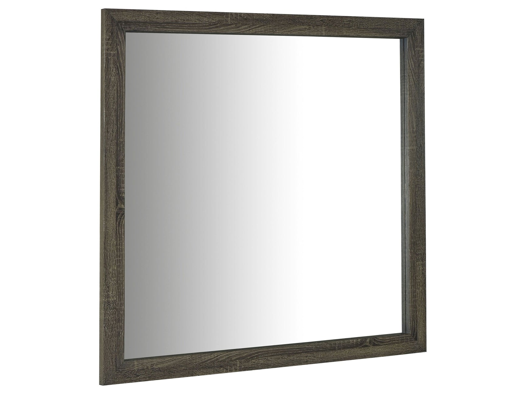 Wright Brown Oak Dresser Mirror - Ornate Home