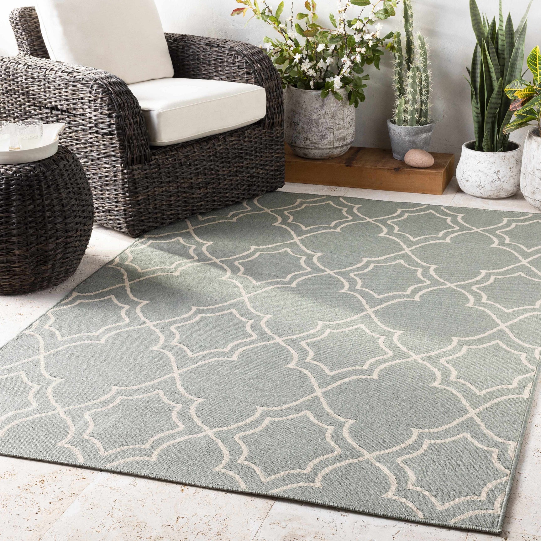 Wroxham Outdoor Area Rug - Clearance - Ornate Home