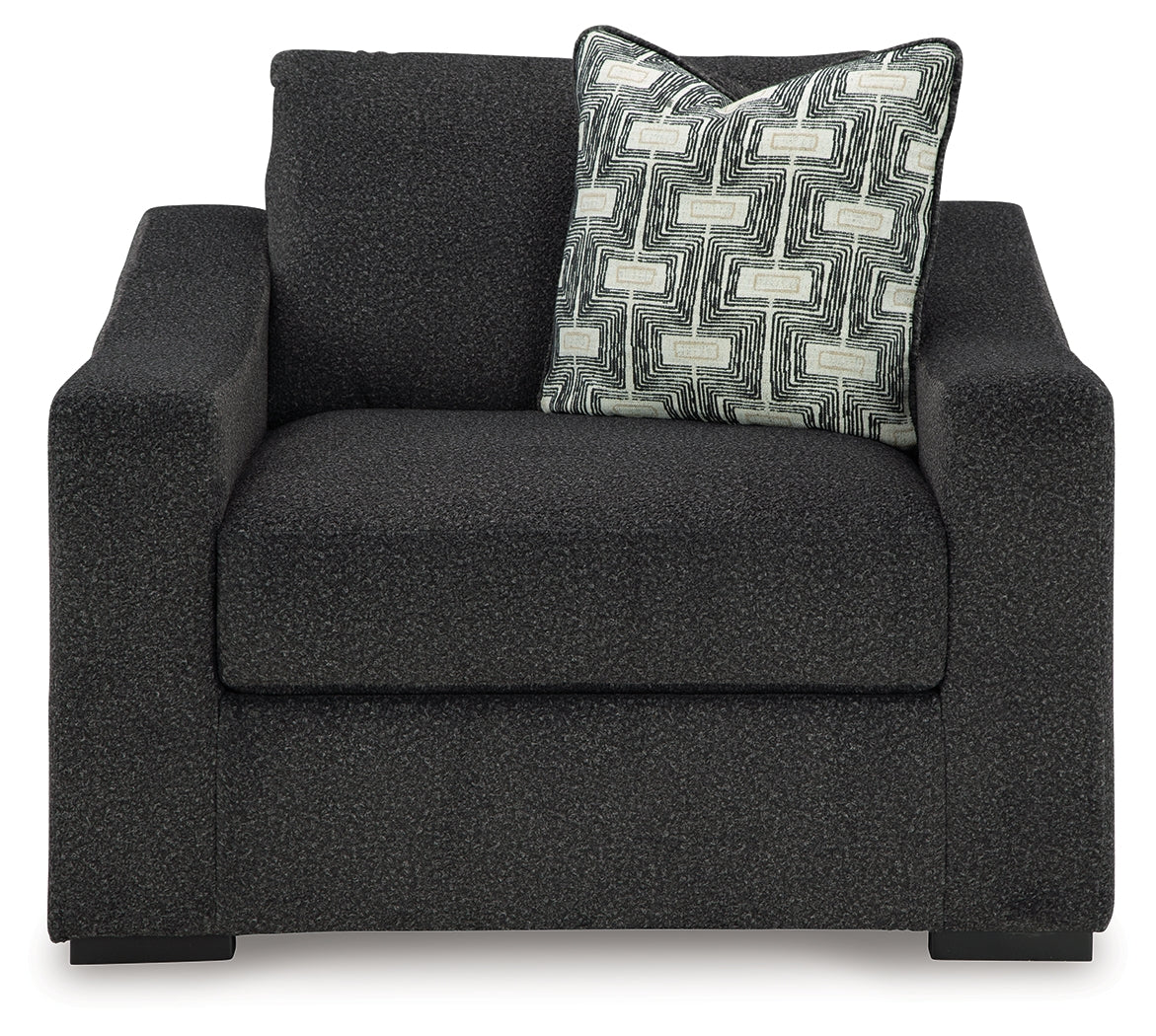 Wryenlynn Onyx Oversized Chair (Online Special Price) - Ornate Home