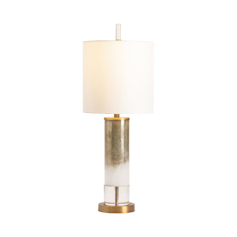 Wyatt Gold/White Table Lamp - Ornate Home