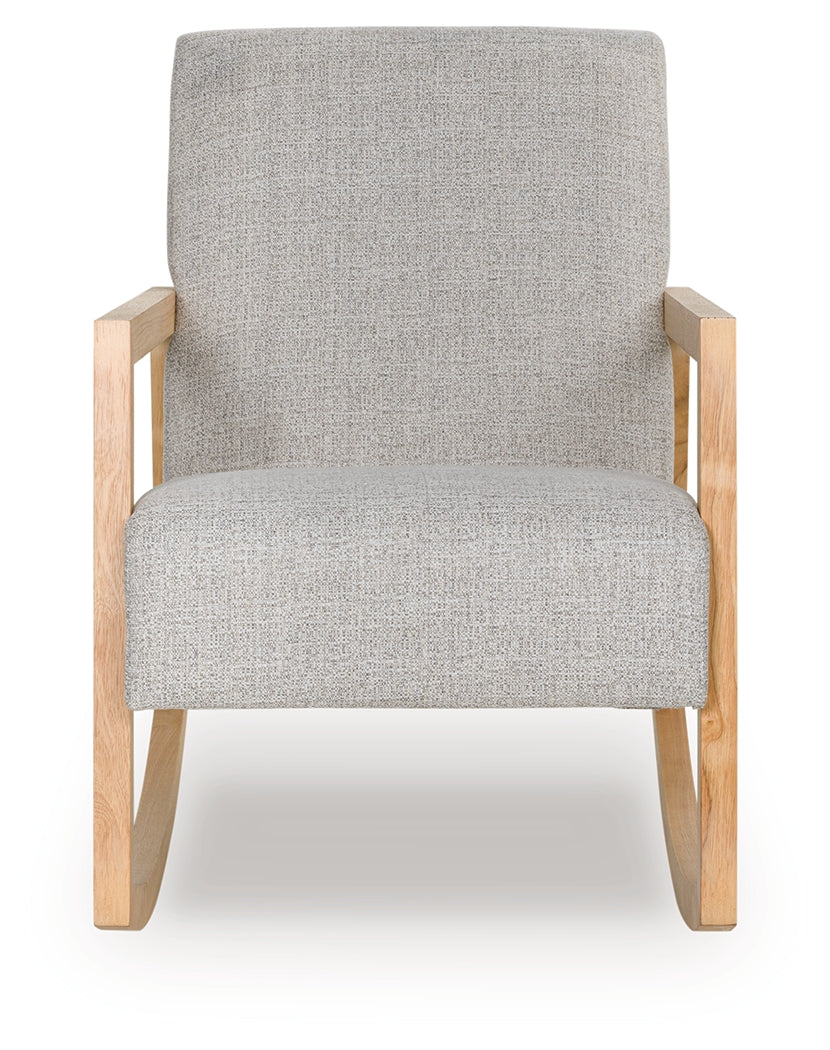 Wychworth Gray/Natural Accent Chair - Ornate Home