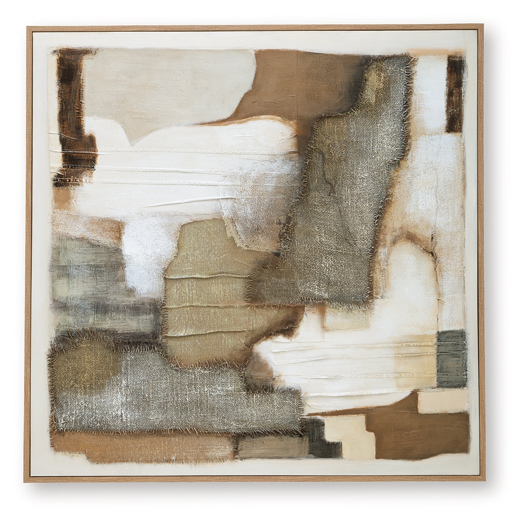 Wylander Tan/Brown/Gray Wall Art - Ornate Home