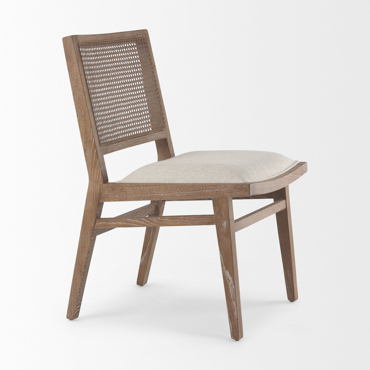 Wynn Brown Cane Back Dining Side Chair (Set of 2) - Ornate Home