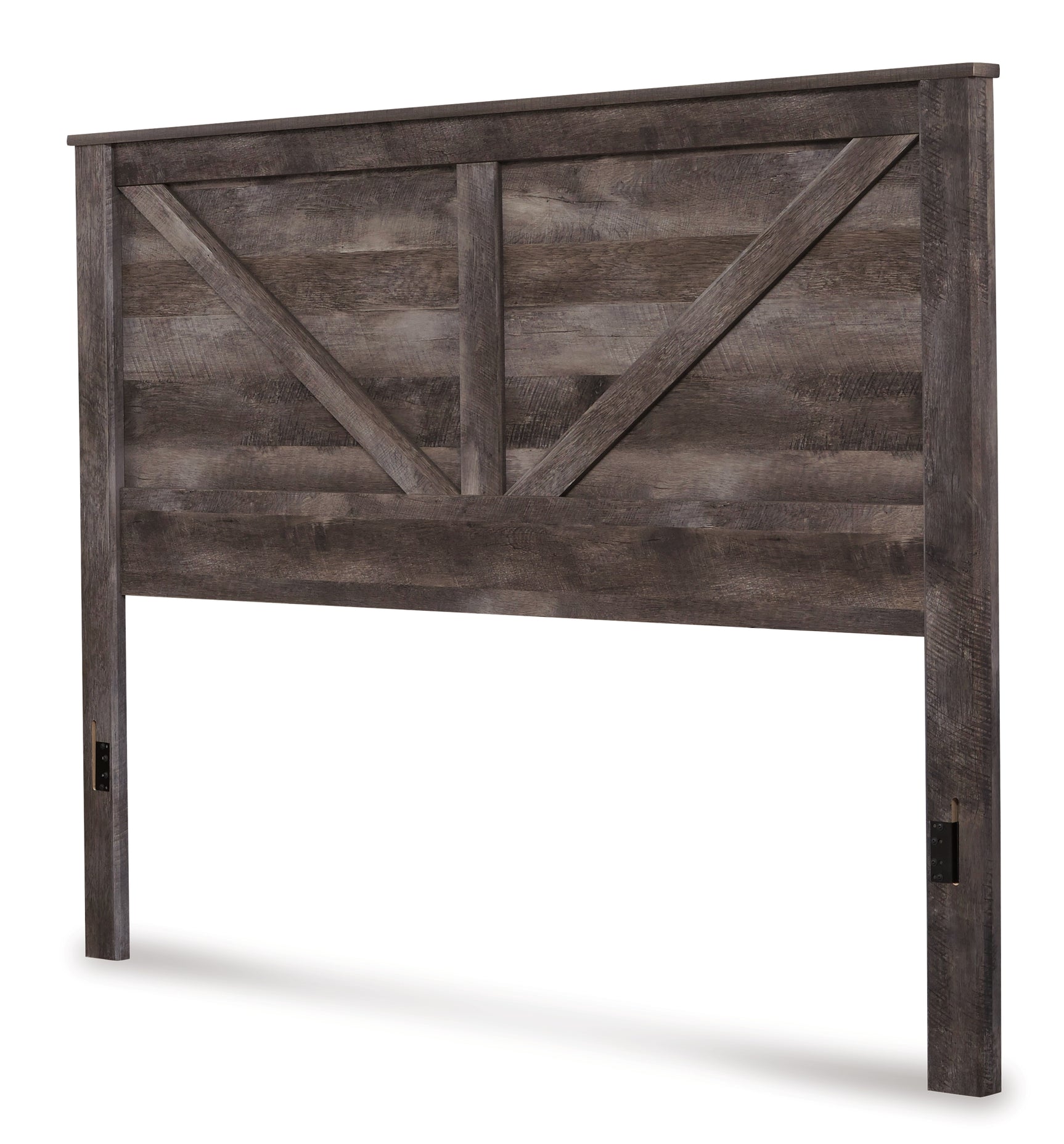 Wynnlow Gray King Crossbuck Panel Bed (Online Special Price) - Ornate Home