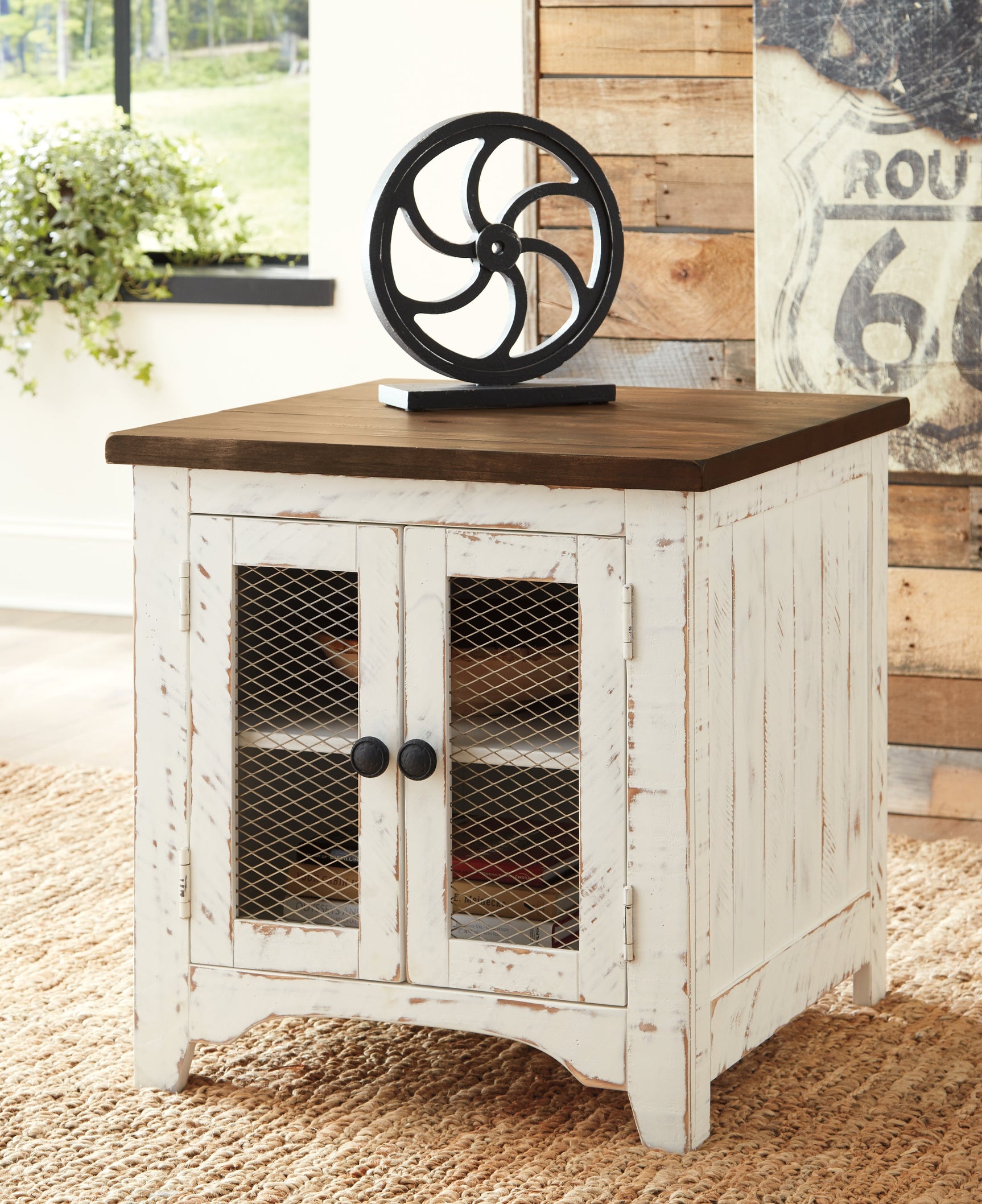 Wystfield White/Brown Coffee Table and 2 End Tables (Online Special Price) - Ornate Home