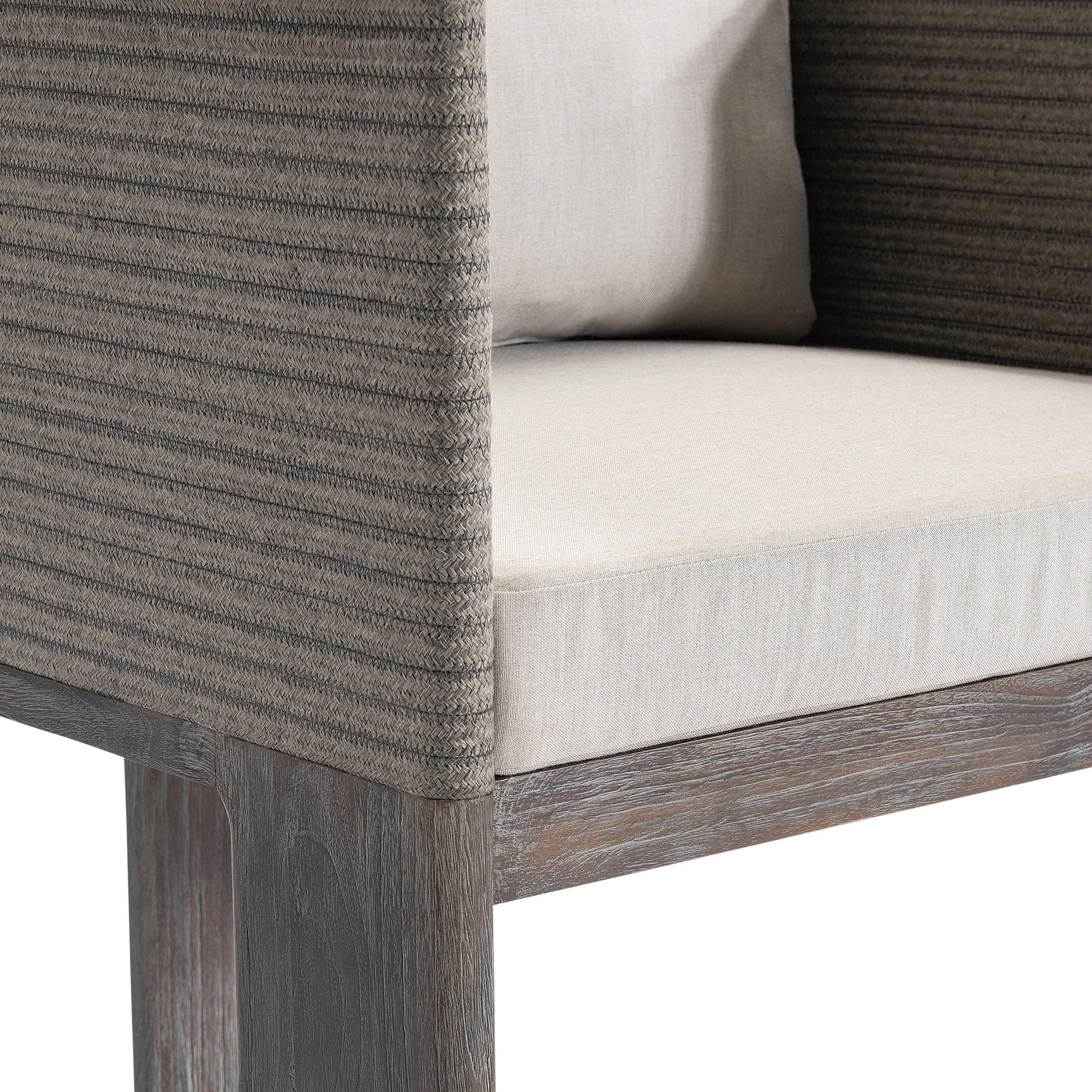 Rialto Smoked Truffle Outdoor Outdoor Arm Chair