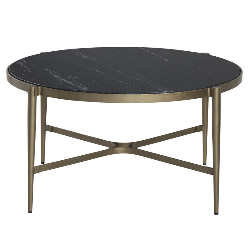 Xander Black/Gold Cocktail Table - Ornate Home