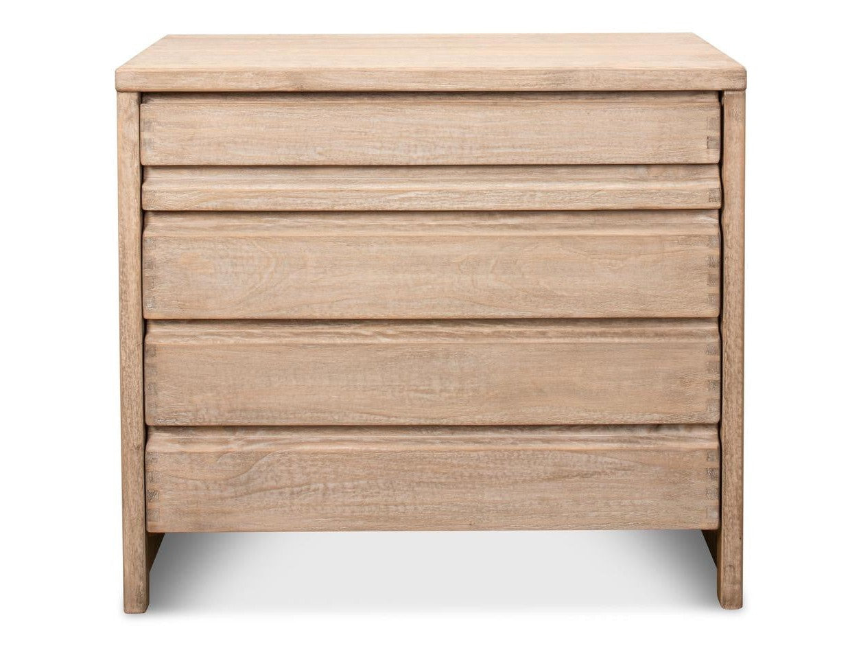 Xander Tan Five Drawer Commode - Ornate Home