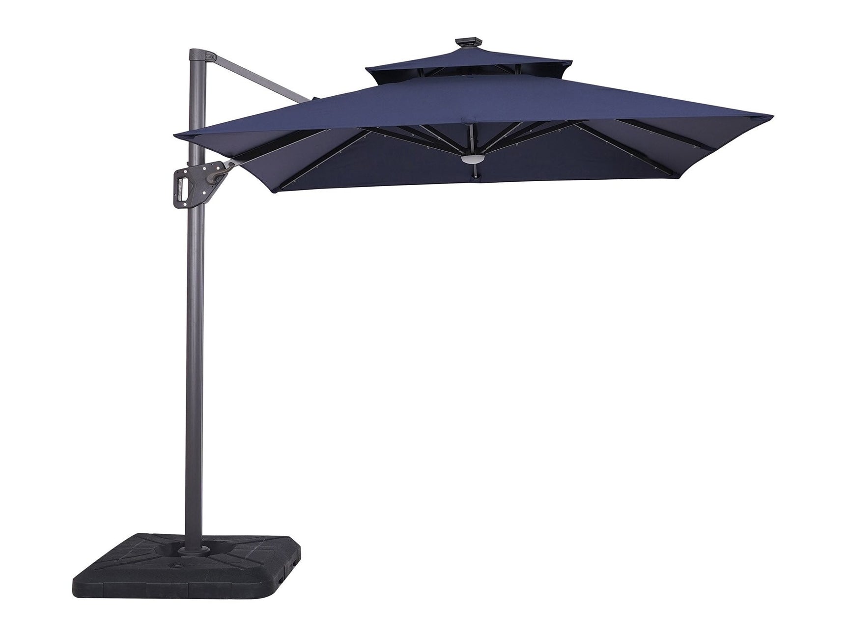 Xico Blue Square Umbrella (Base) - Ornate Home