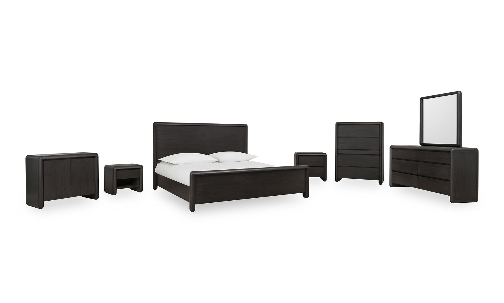 Xolani Beveled Glass Wall or Dresser Mirror in Jaguar - Ornate Home