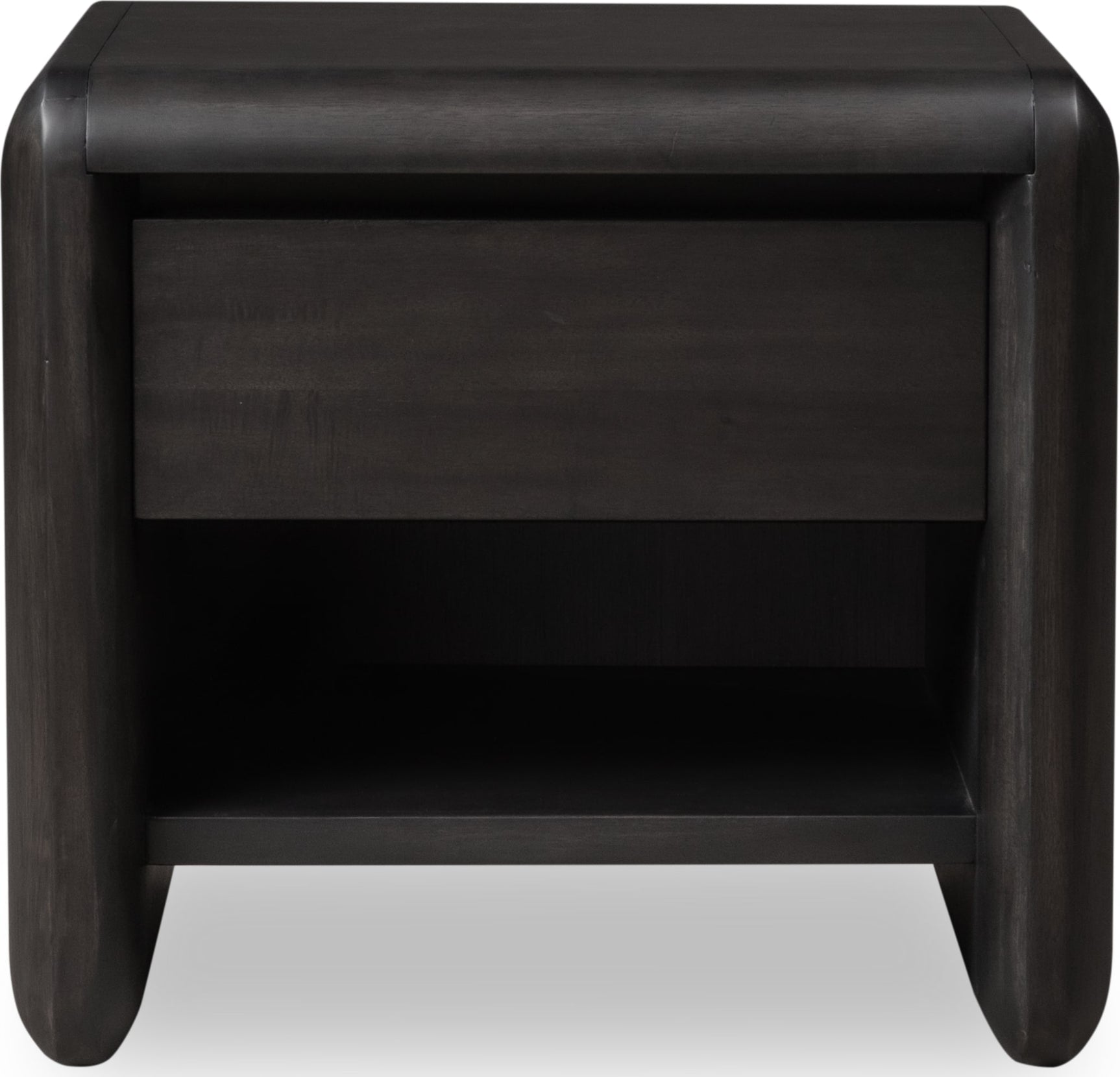 Xolani Jaguar One Drawer Acacia Wood Nightstand - Ornate Home