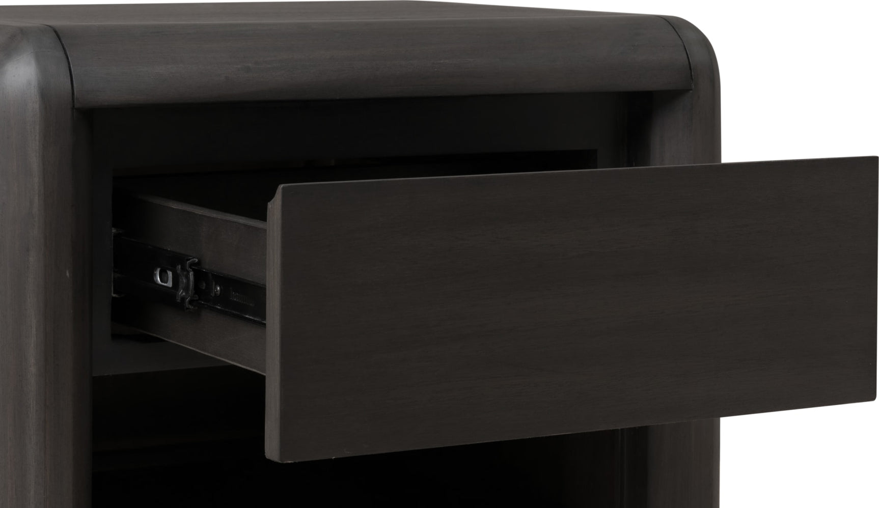 Xolani Jaguar One Drawer Acacia Wood Nightstand - Ornate Home