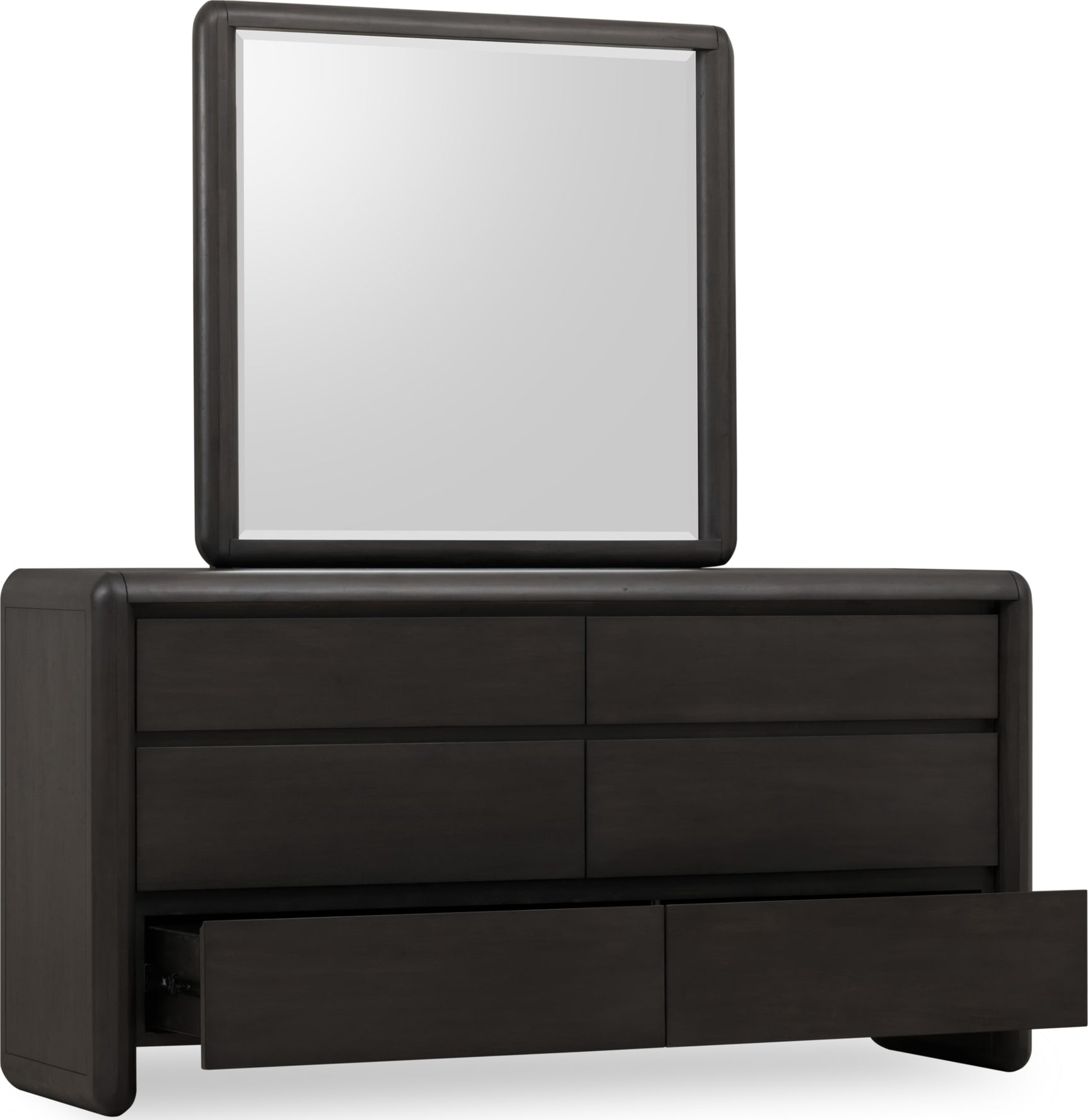 Xolani Jaguar Six Drawer Acacia Wood Dresser - Ornate Home