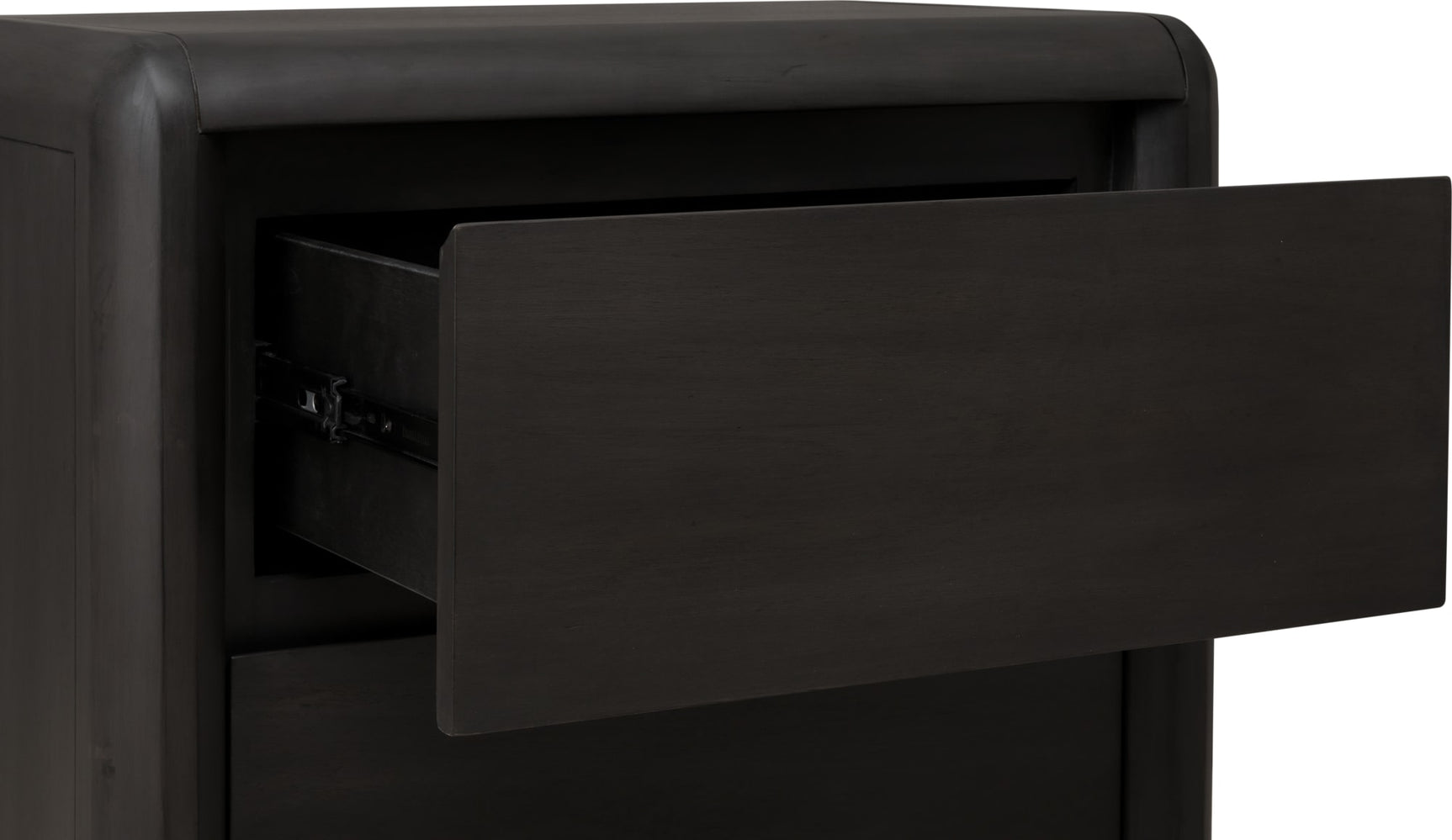 Xolani Jaguar Two Drawer Acacia Wood Nightstand - Ornate Home