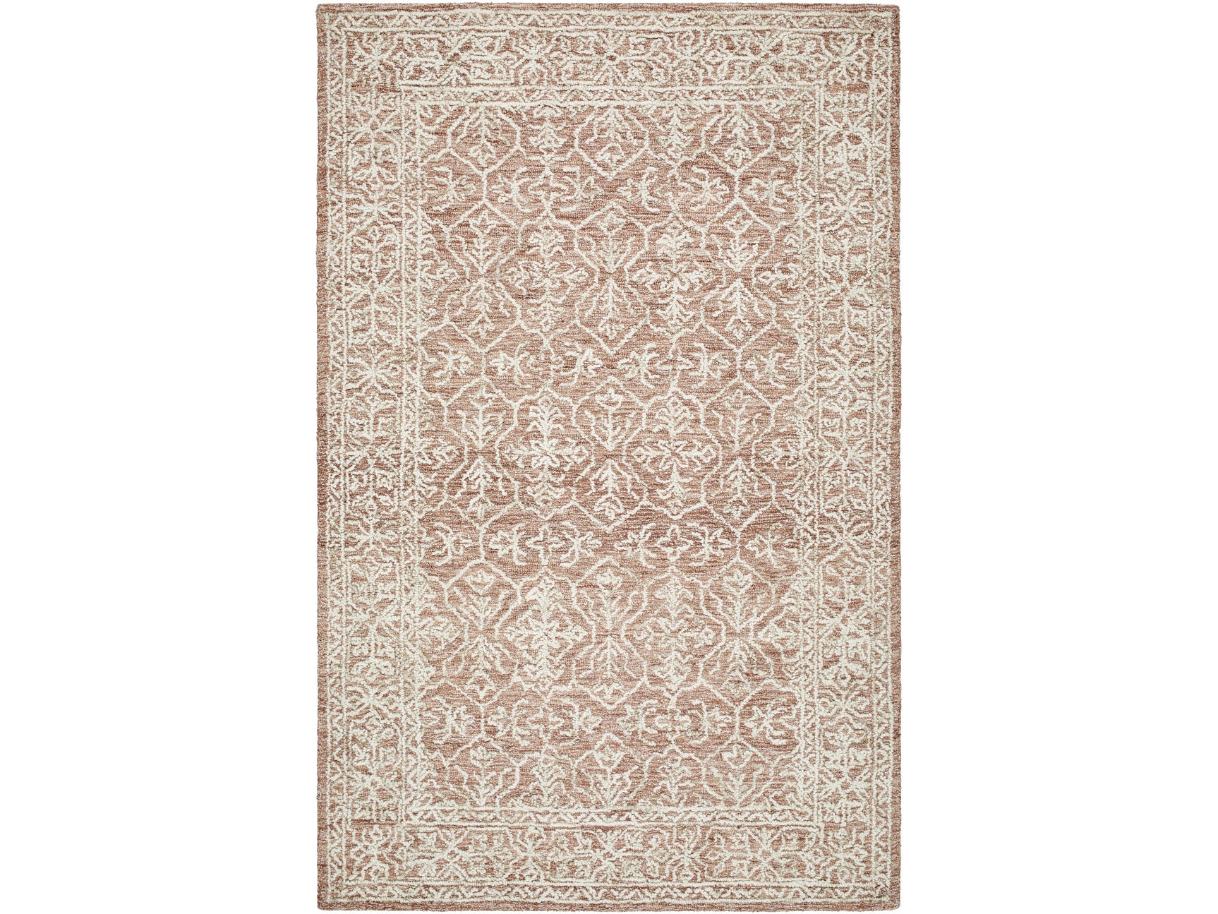 Yadid Brown Wool Area Rug - Ornate Home