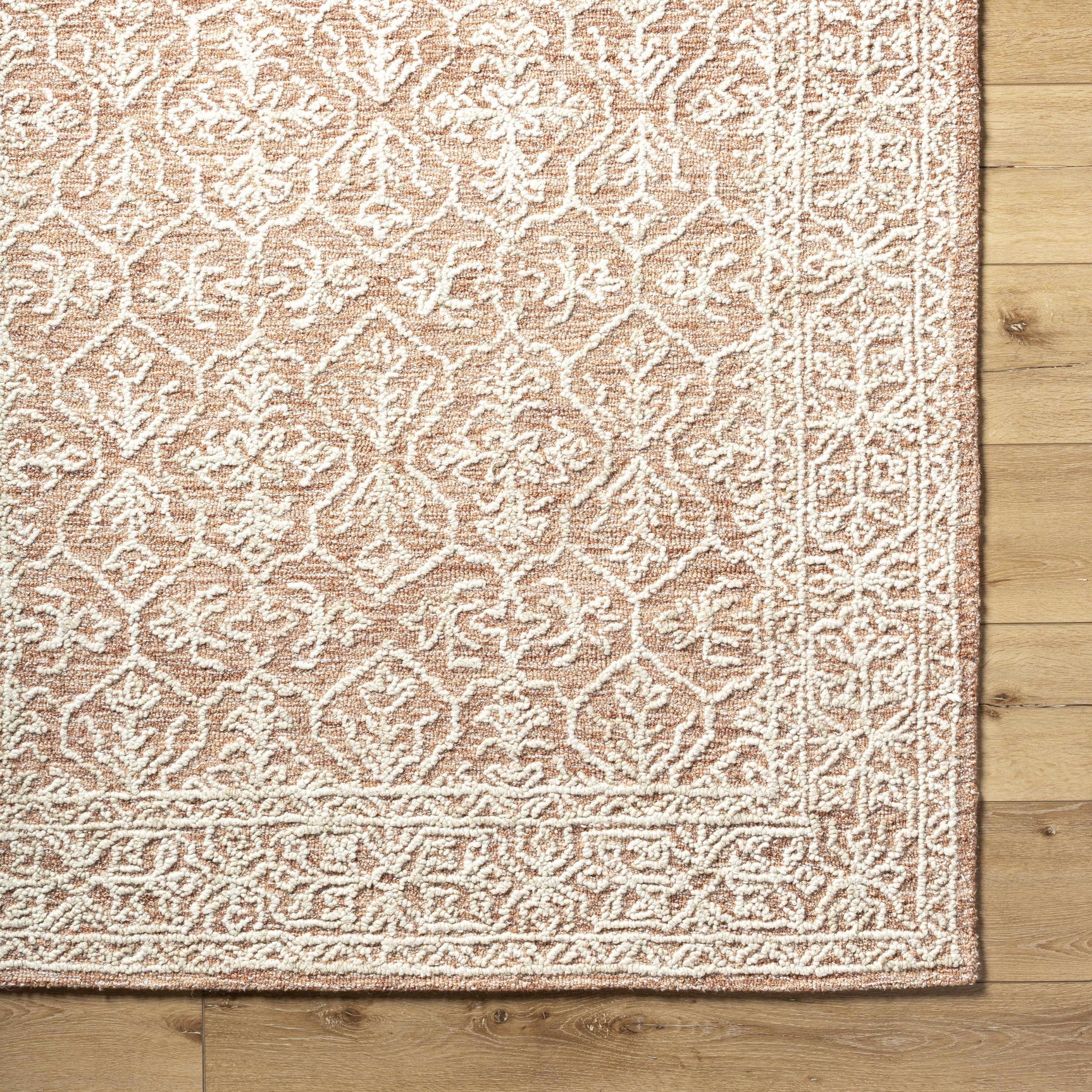 Yadid Brown Wool Area Rug - Ornate Home