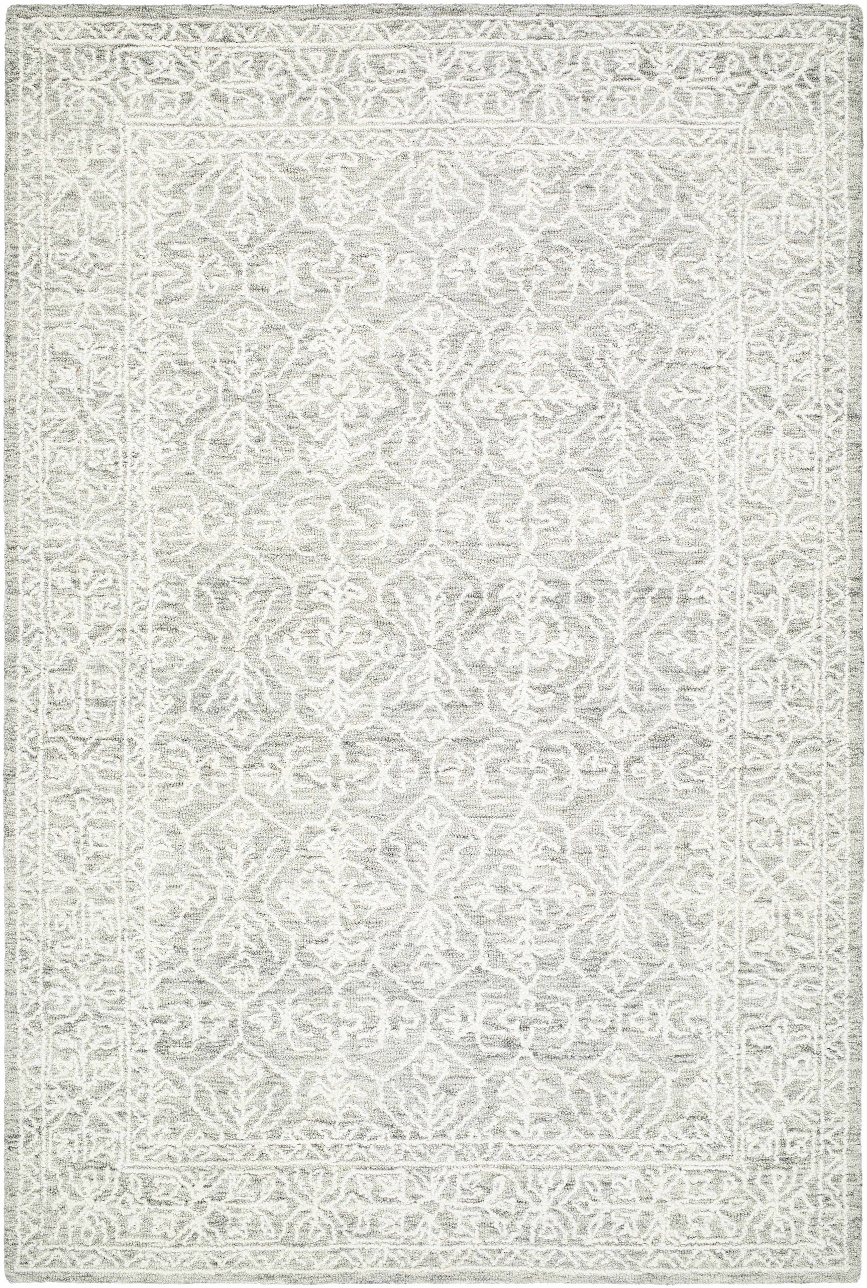 Yadid Gray Wool Area Rug - Ornate Home
