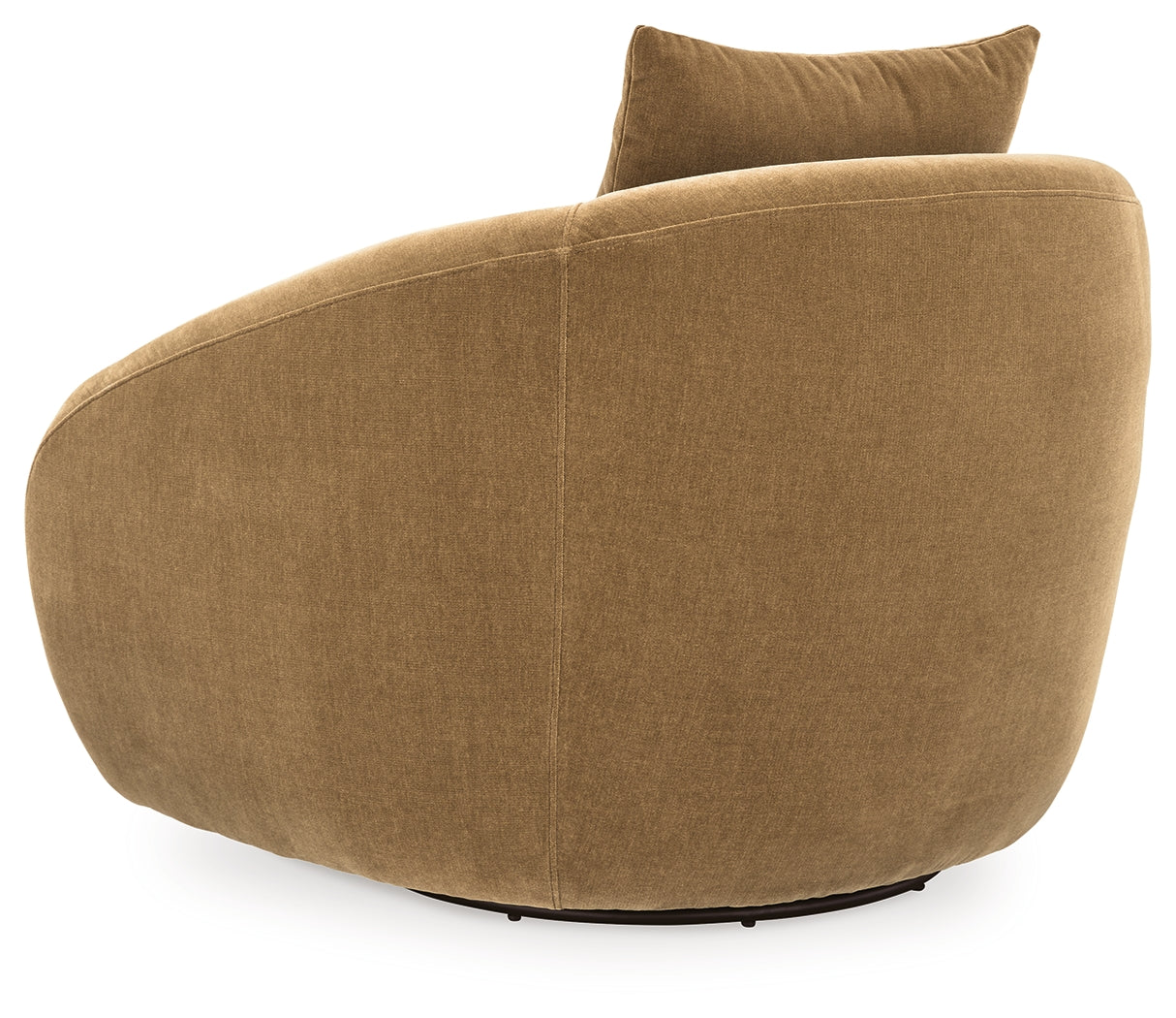 Yahya Camel Swivel Accent Chair (Online Special Price) - Ornate Home