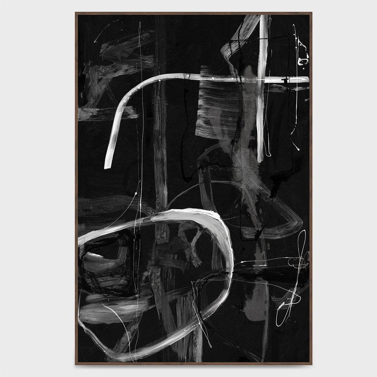Yang Black Painting Art by Buddy Whitlock - Ornate Home