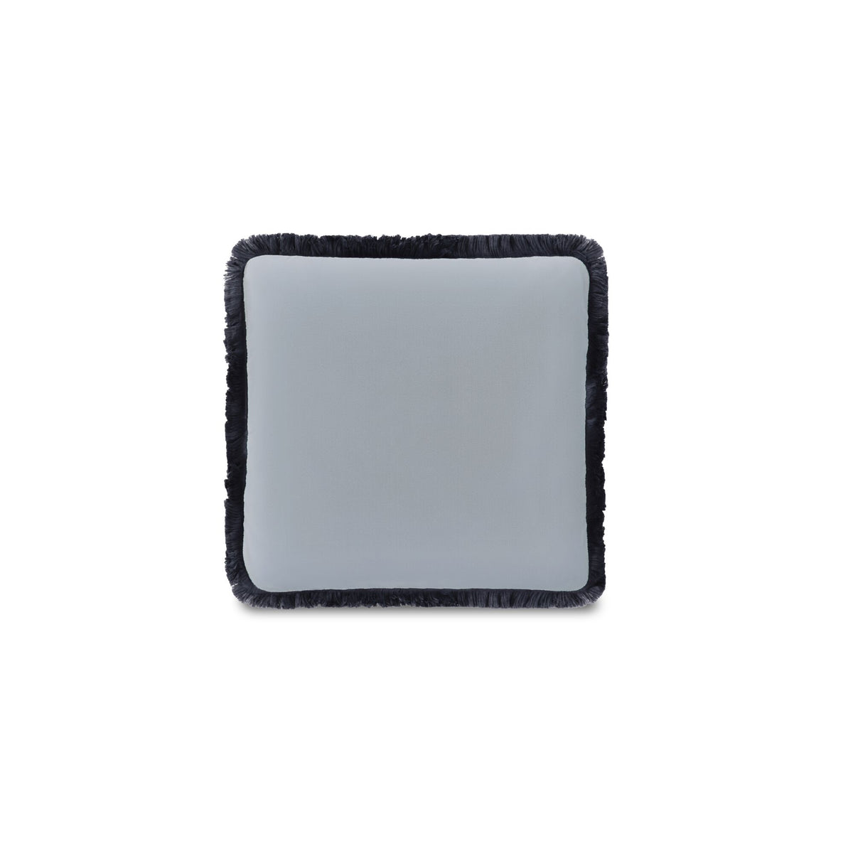 Yasmin Light Blue Faux Mohair Square Cushion - Ornate Home