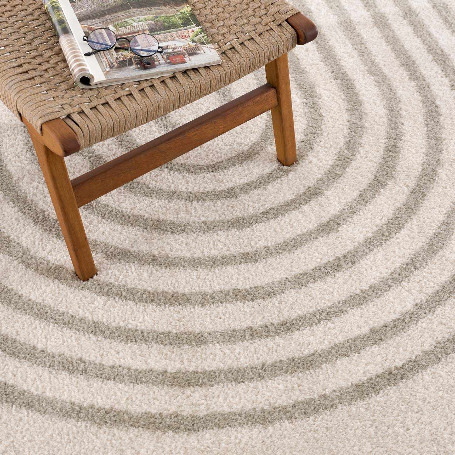 Yasuo Gray Washable Area Rug - Ornate Home