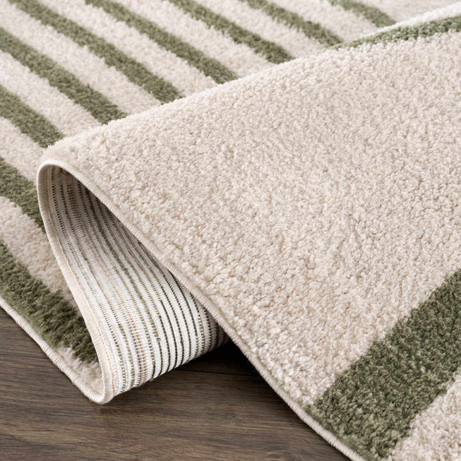 Yasuo Green Washable Area Rug - Ornate Home