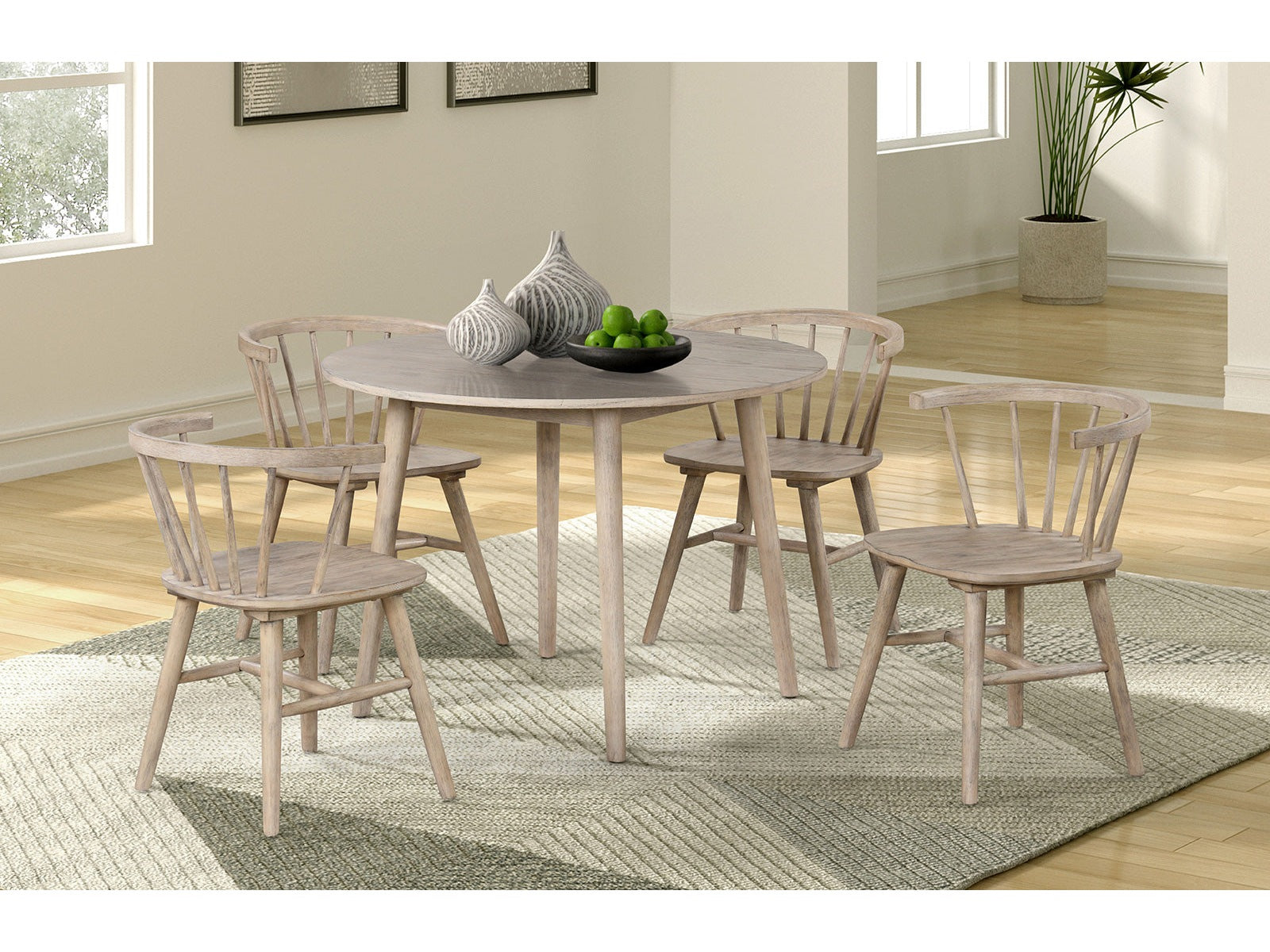 Yate White Oak Dining Table - Ornate Home
