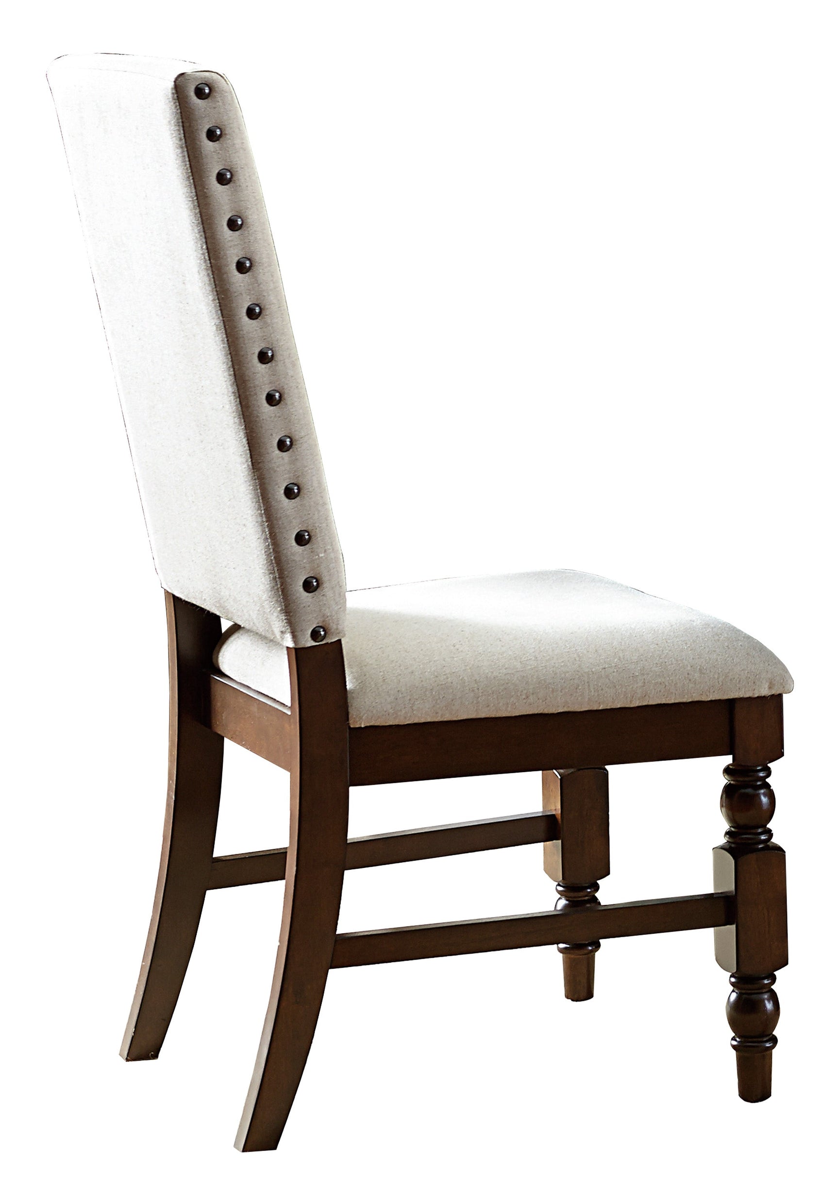 Yates Cream/Burnished Dark Oak Side Chair (Set of 2) - Ornate Home