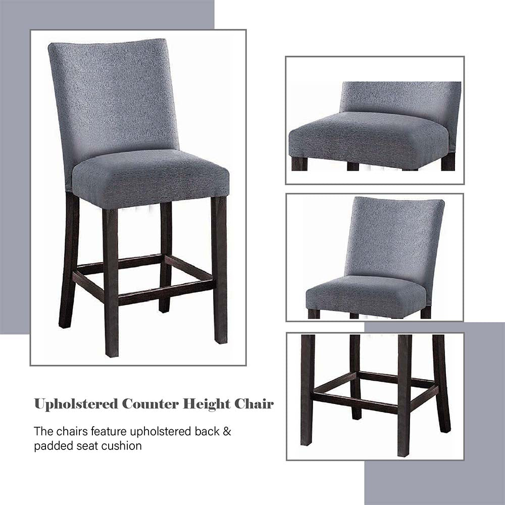 Yelena Counter Height Chair (Set-2) - Ornate Home