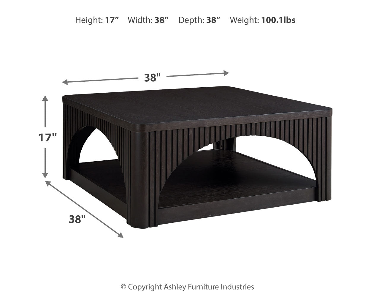 Yellink Black Coffee Table and 2 End Tables - Ornate Home