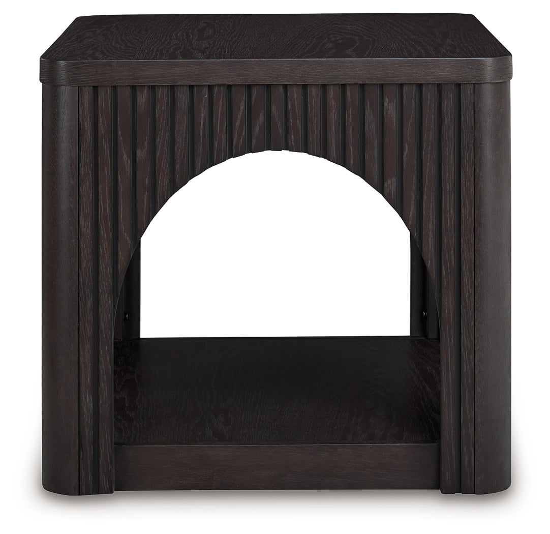 Yellink Black End Table - Ornate Home