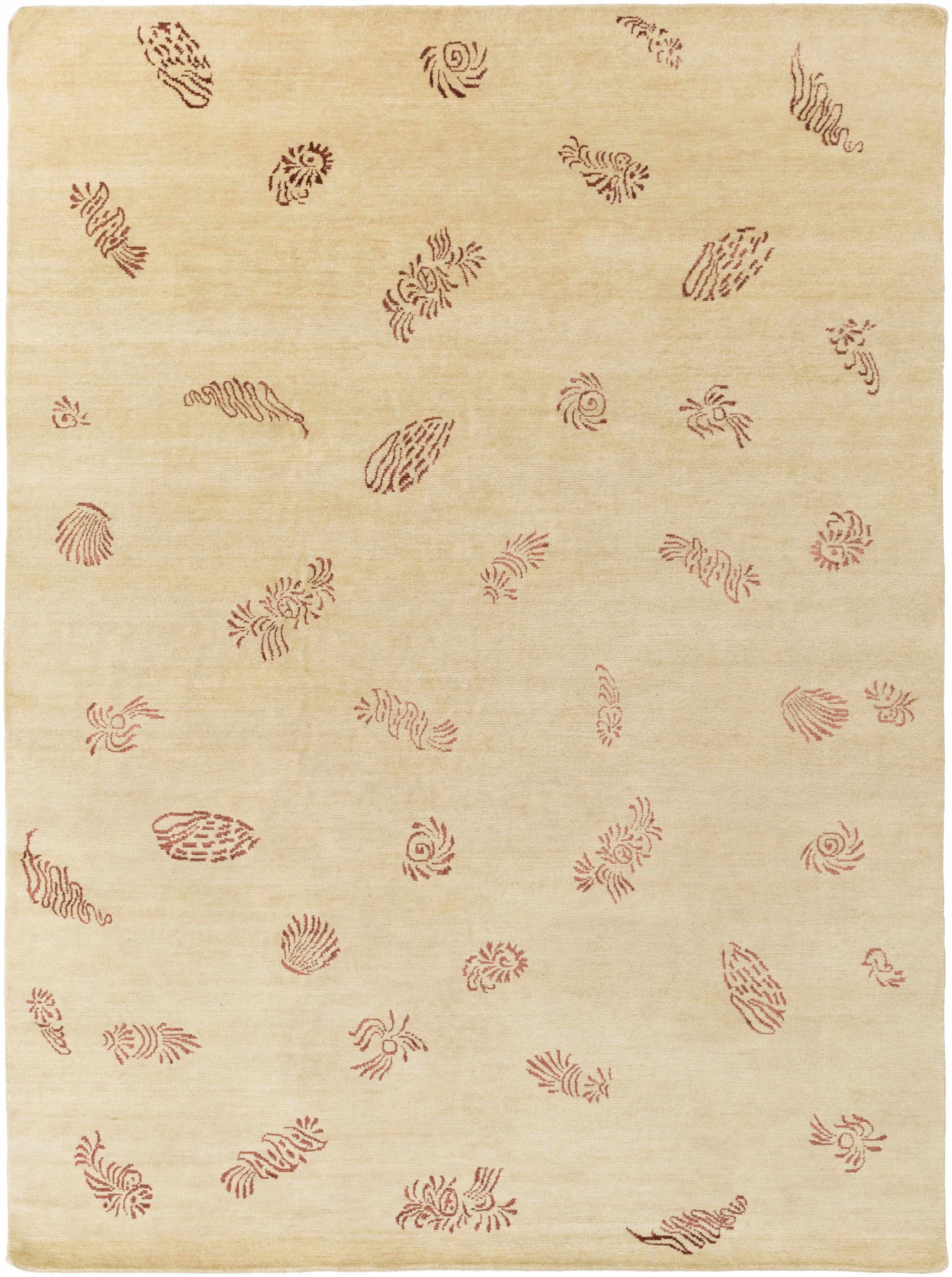 Yellow Premium Thick Wool Rug - Clearance - Ornate Home