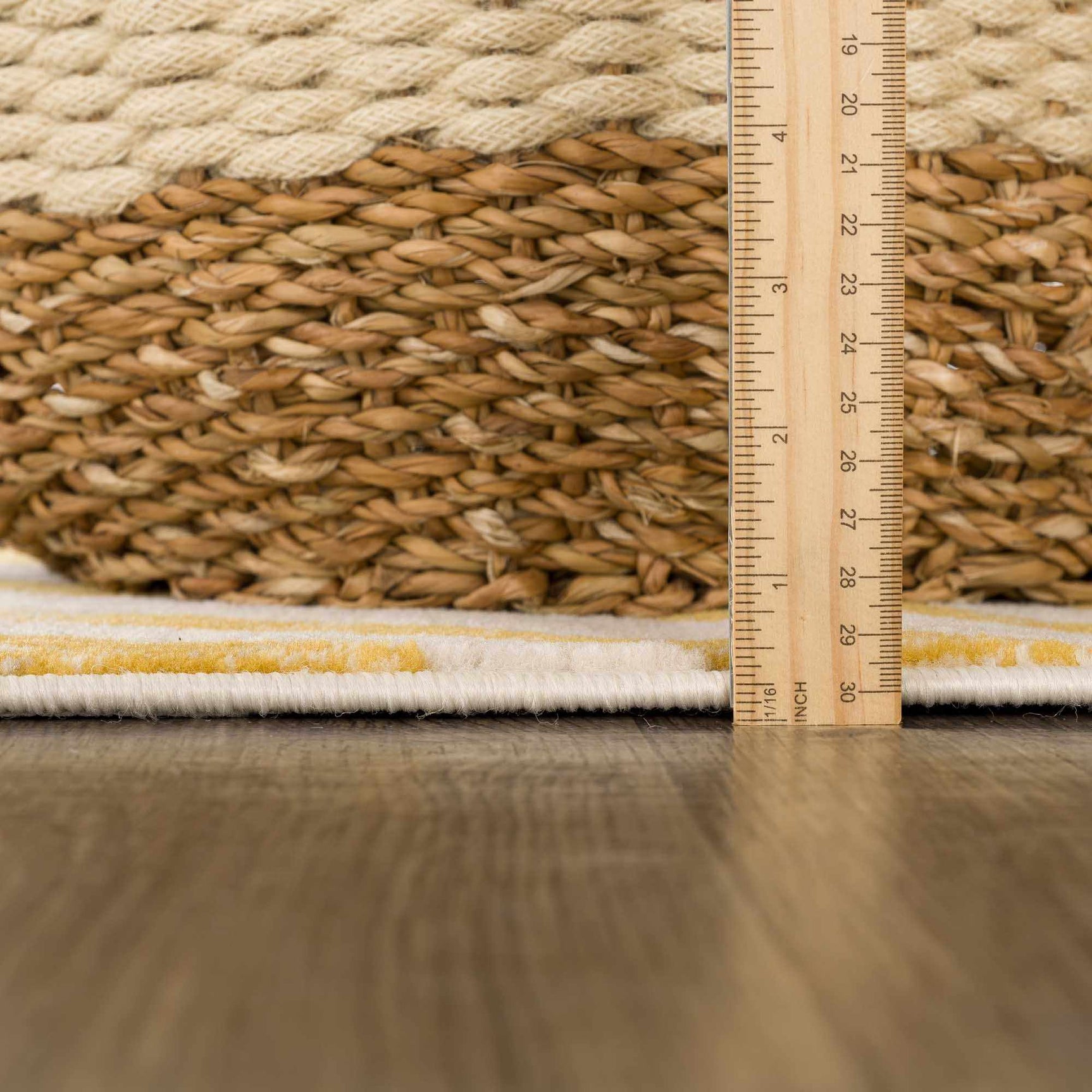 Yellow Terra Zebra Print Area Rug - Clearance - Ornate Home