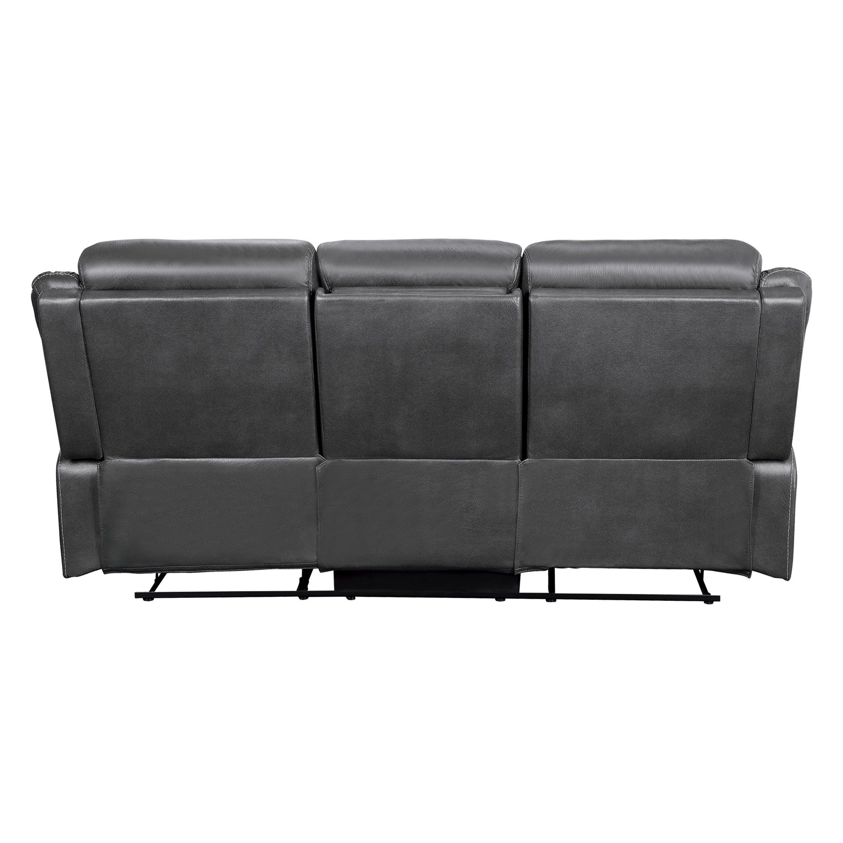 Yerba Gray Double Reclining Sofa - Ornate Home