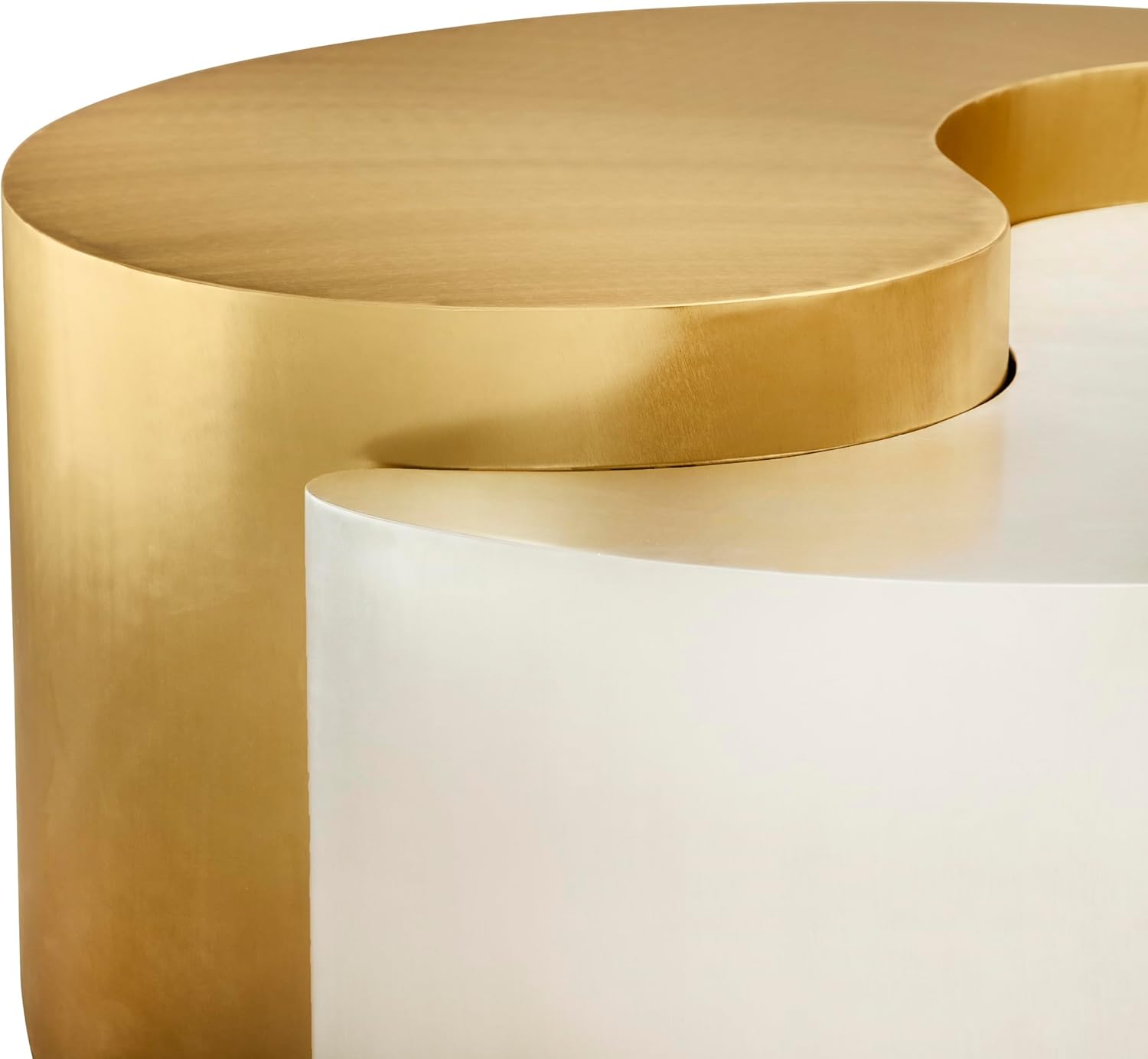 Ying Yang Gold/Silver Coffee Table - Ornate Home