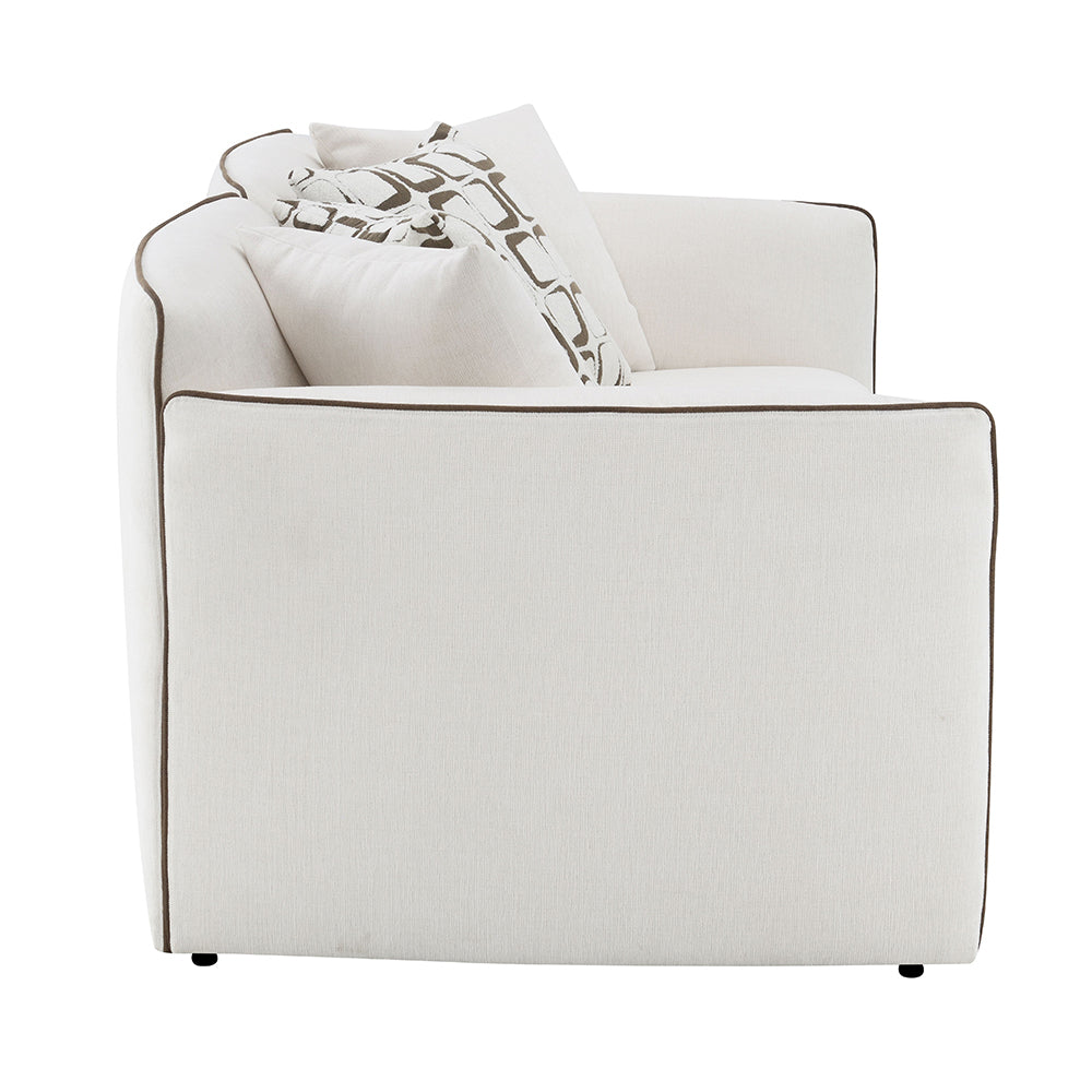 Yolanda Beige Loveseat - Ornate Home