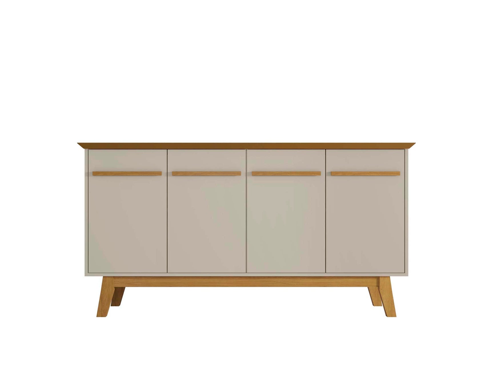 Yonkers 62.99 Sideboard in Off White and Cinnamon - Ornate Home