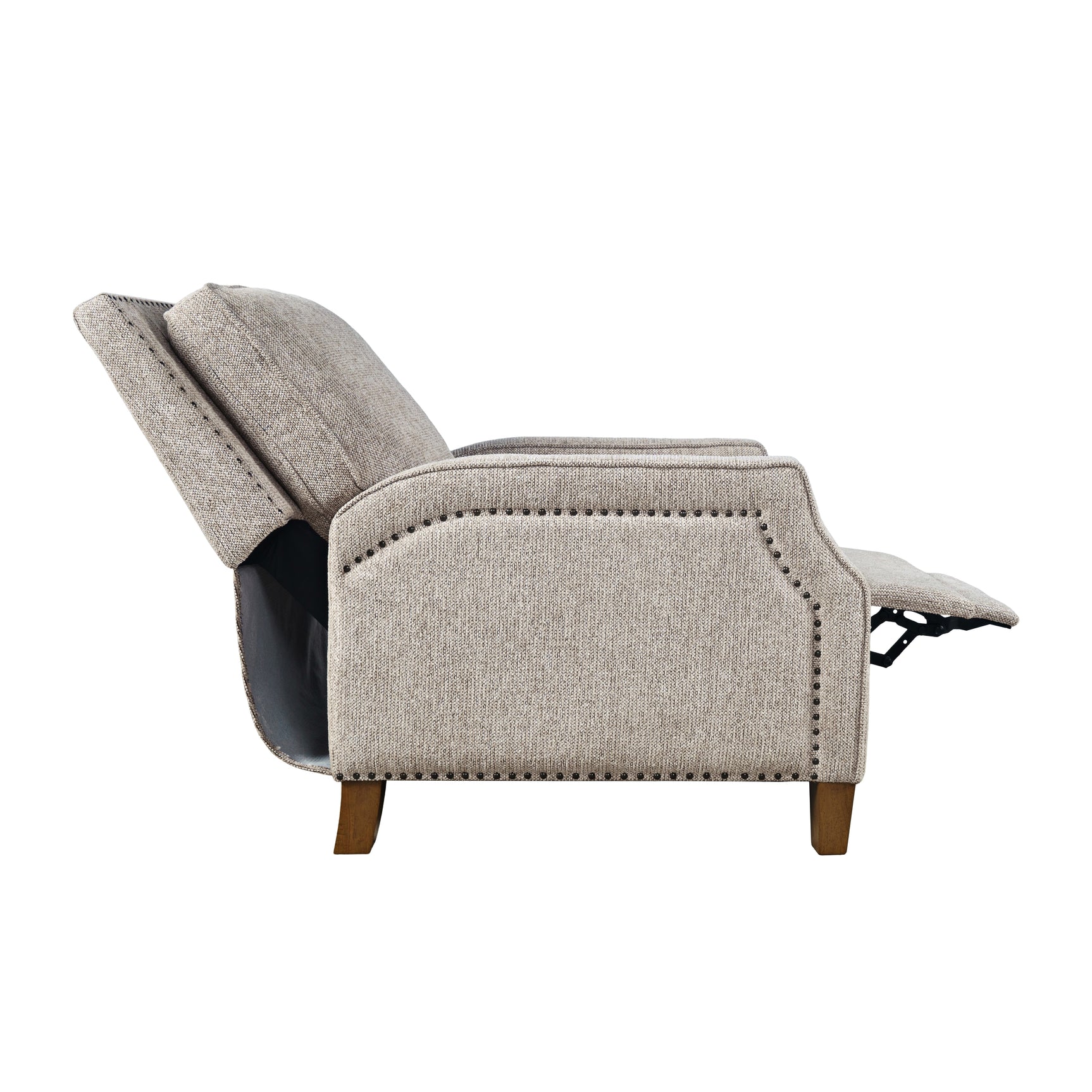 York Sand Push Back Recliner - Ornate Home
