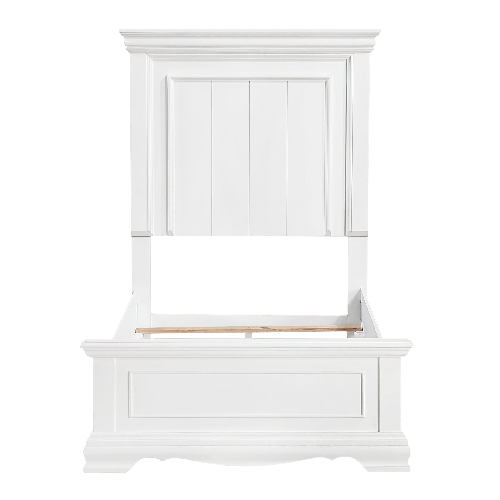 York White 5-Piece Twin Bedroom Set - Ornate Home