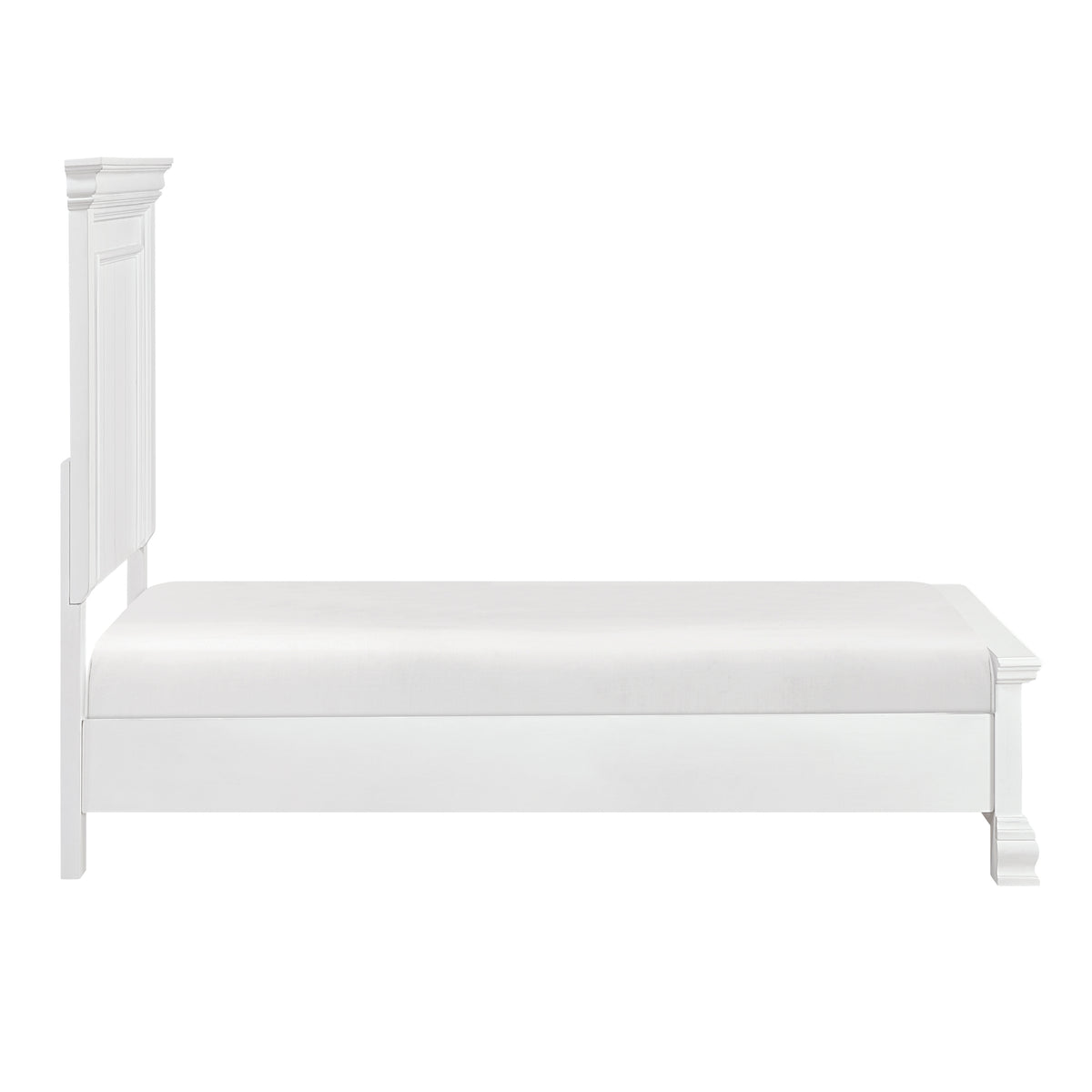 York White Twin Bed - Ornate Home
