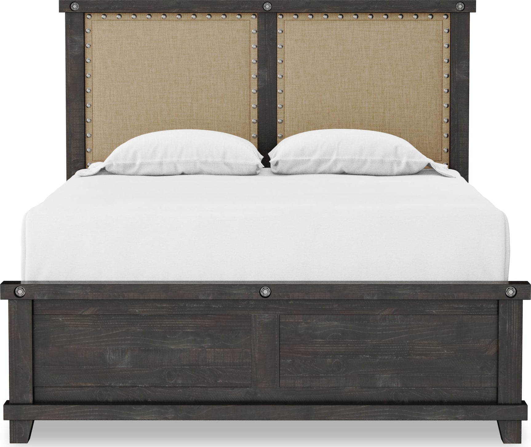 Yosemite Cafe King Upholstered Panel Bed - Ornate Home