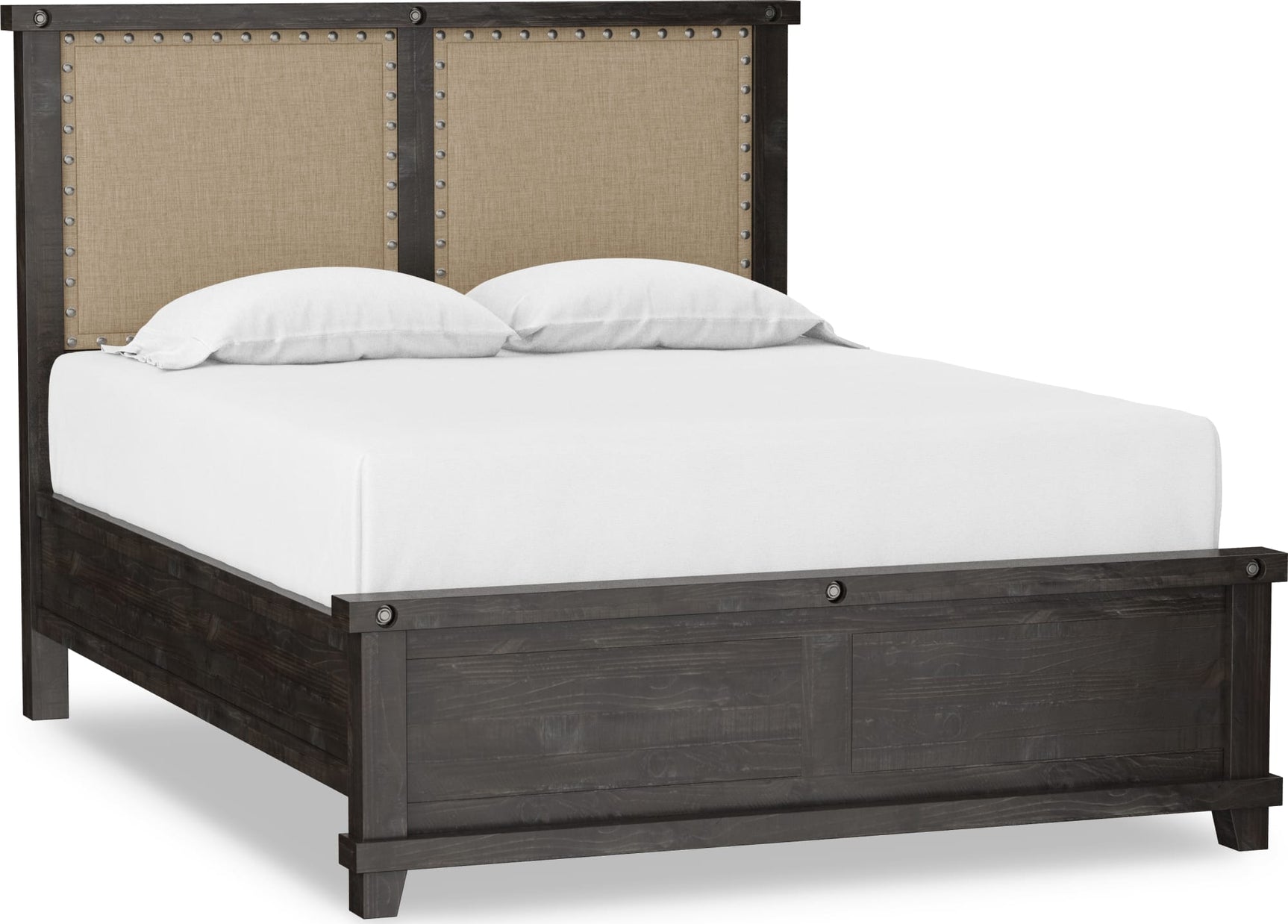 Yosemite Cafe King Upholstered Panel Bed - Ornate Home