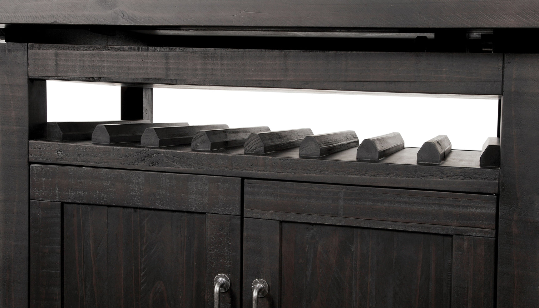 Yosemite Counter Height Rectangular Extension Table in Cafe - Ornate Home