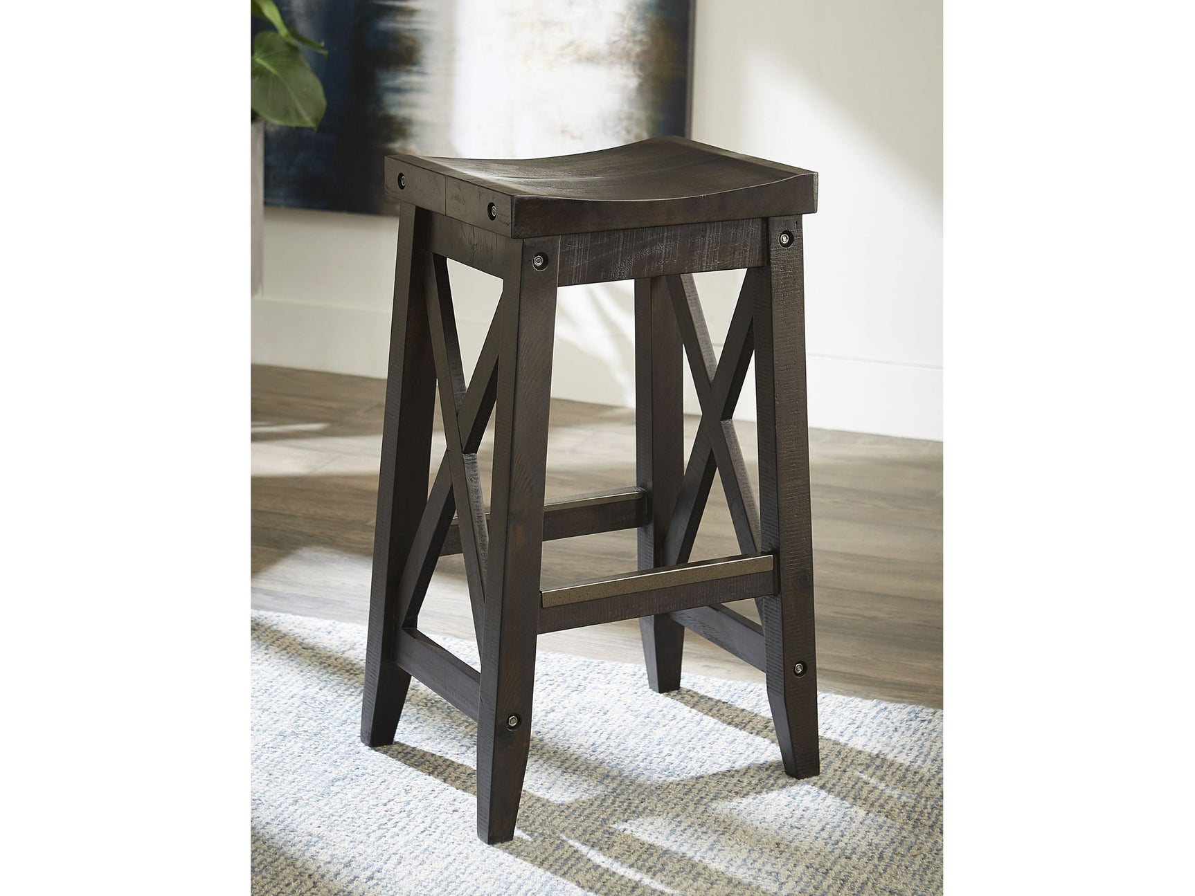 Yosemite Solid Wood Bar Stool in Cafe - Ornate Home