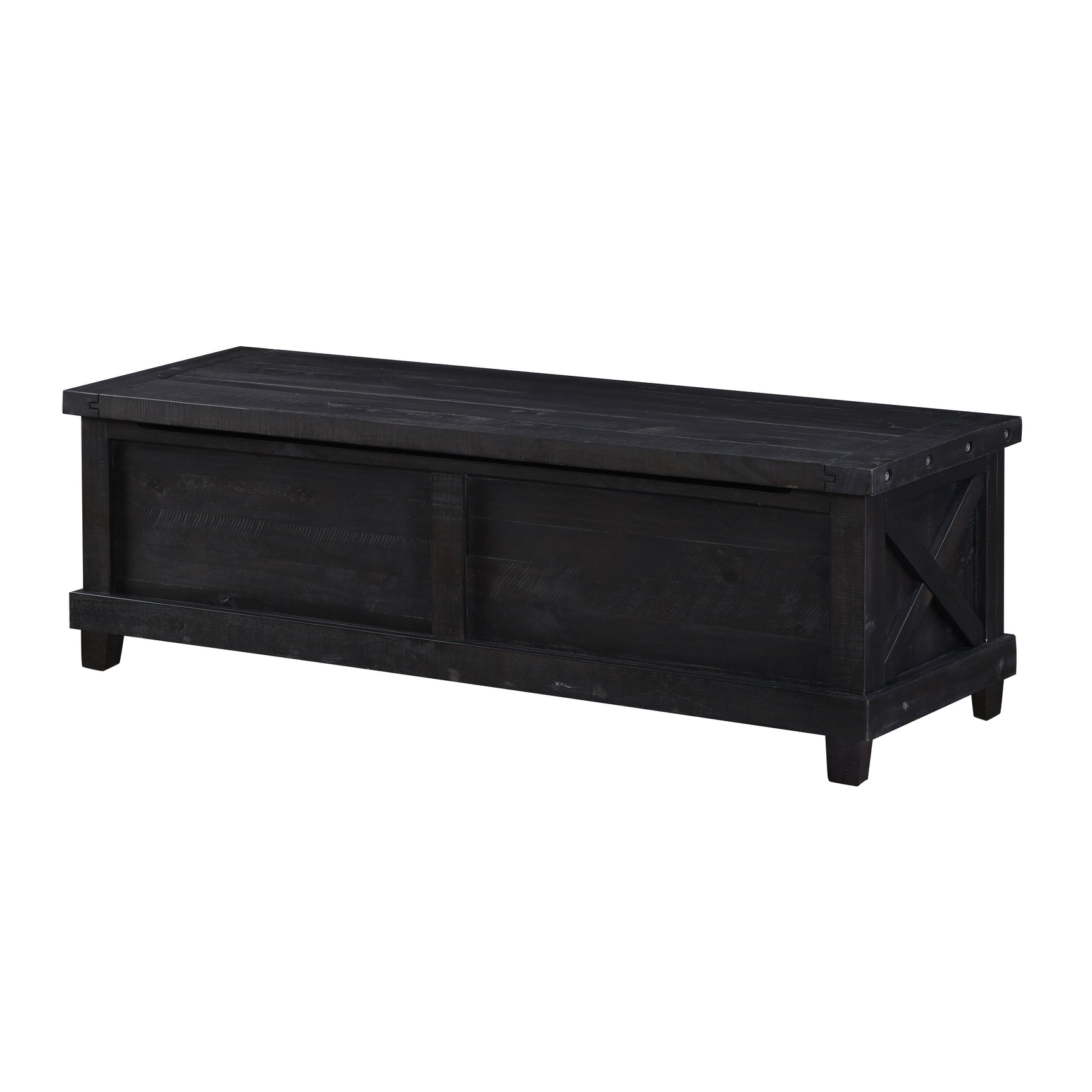 Yosemite Solid Wood Blanket Box in Cafe - Ornate Home