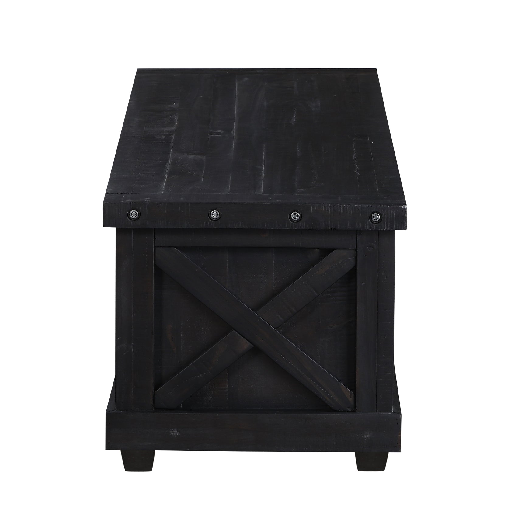 Yosemite Solid Wood Blanket Box in Cafe - Ornate Home