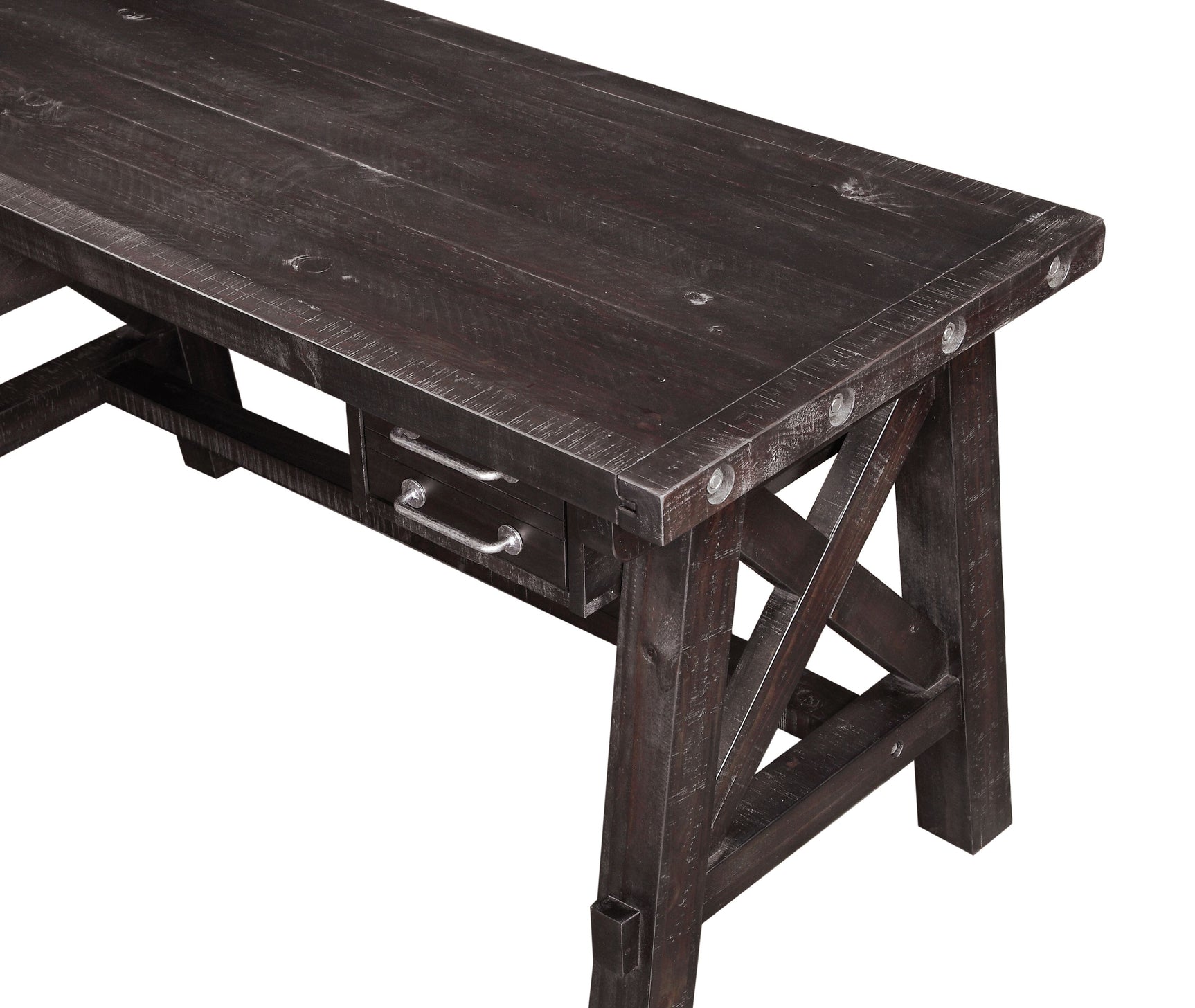 Yosemite Solid Wood Desk in Cafe - Ornate Home