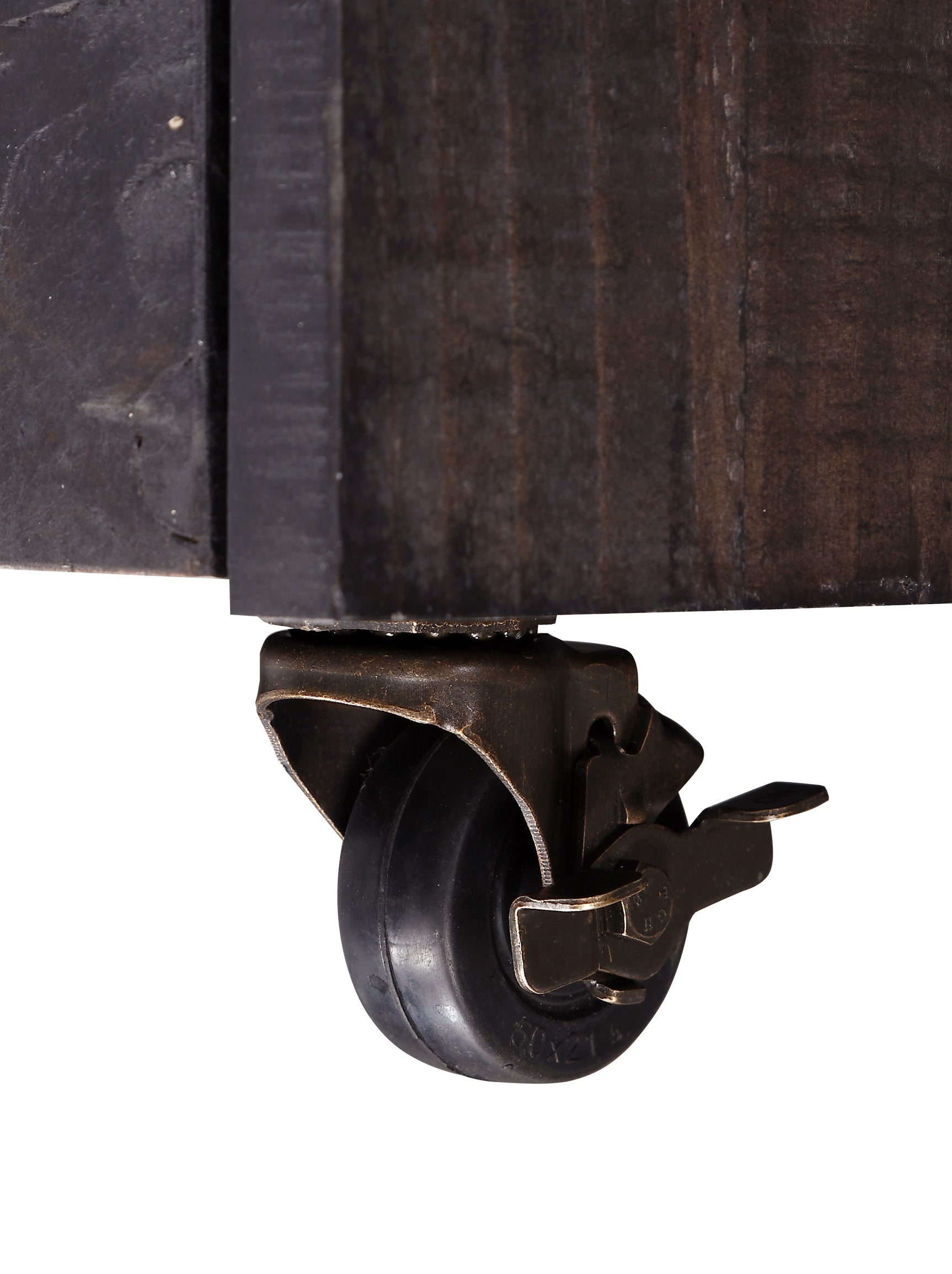 Yosemite Solid Wood Rollling File Cabinet in Cafe - Ornate Home